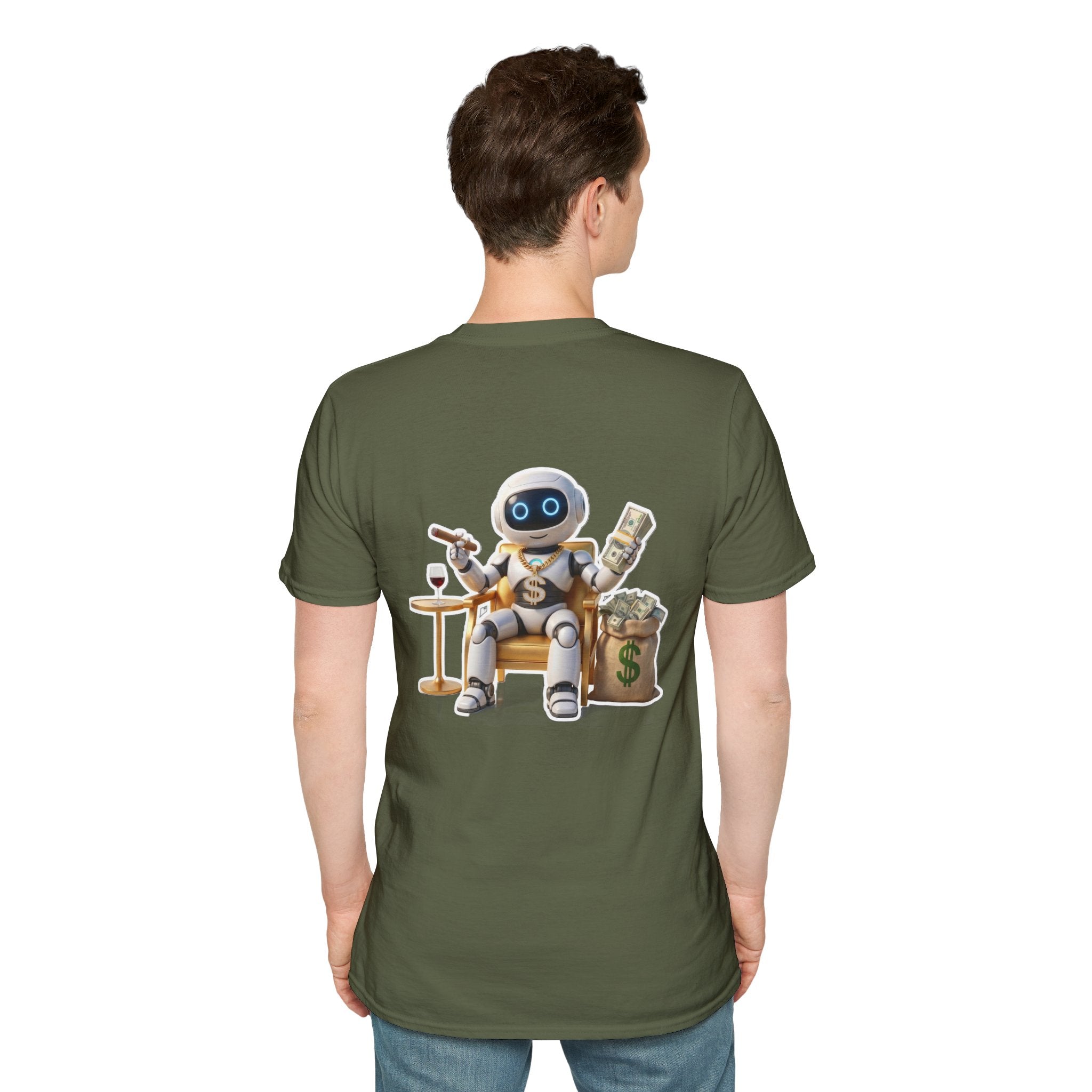 AWKWARD. T-Shirt — Cute Lonely Robot ‘Low Social Battery’ Introvert Tee