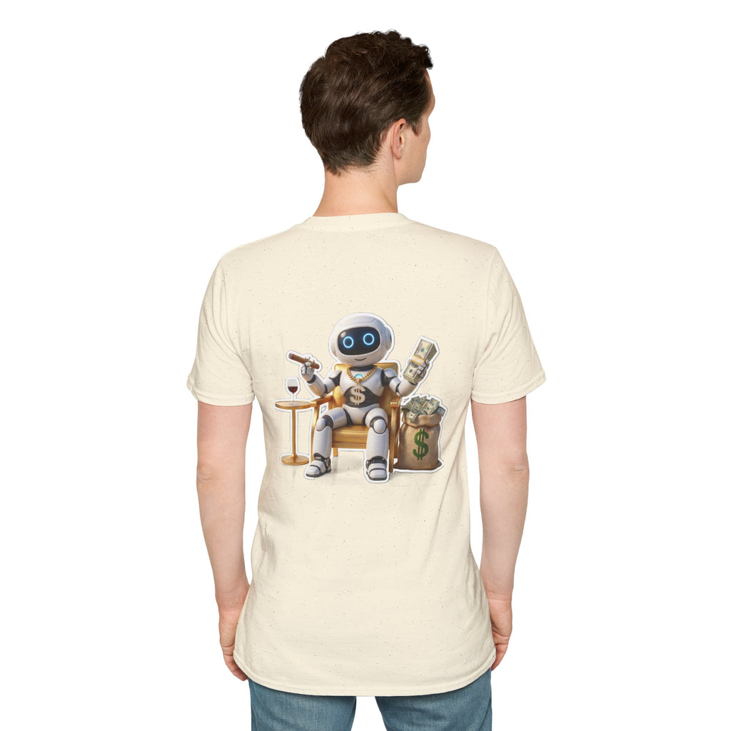 AWKWARD. T-Shirt — Cute Lonely Robot ‘Low Social Battery’ Introvert Tee