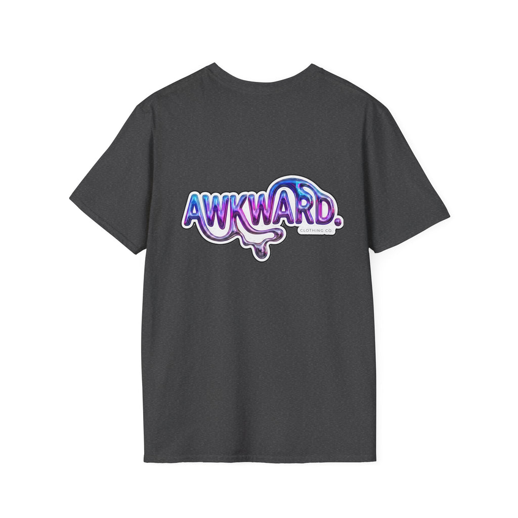 AWKWARD. Bandaged Red Dog T-Shirt — Dark Humor Grunge Y2K Streetwear