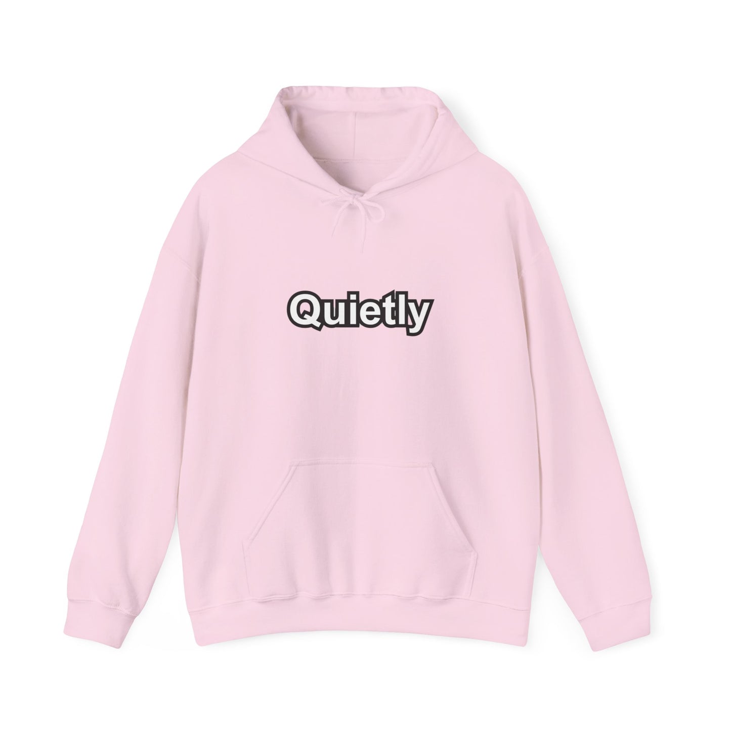Quietly Overthinking Hoodie | Minimalist Abstract Streetwear | Gildan Heavy Blend