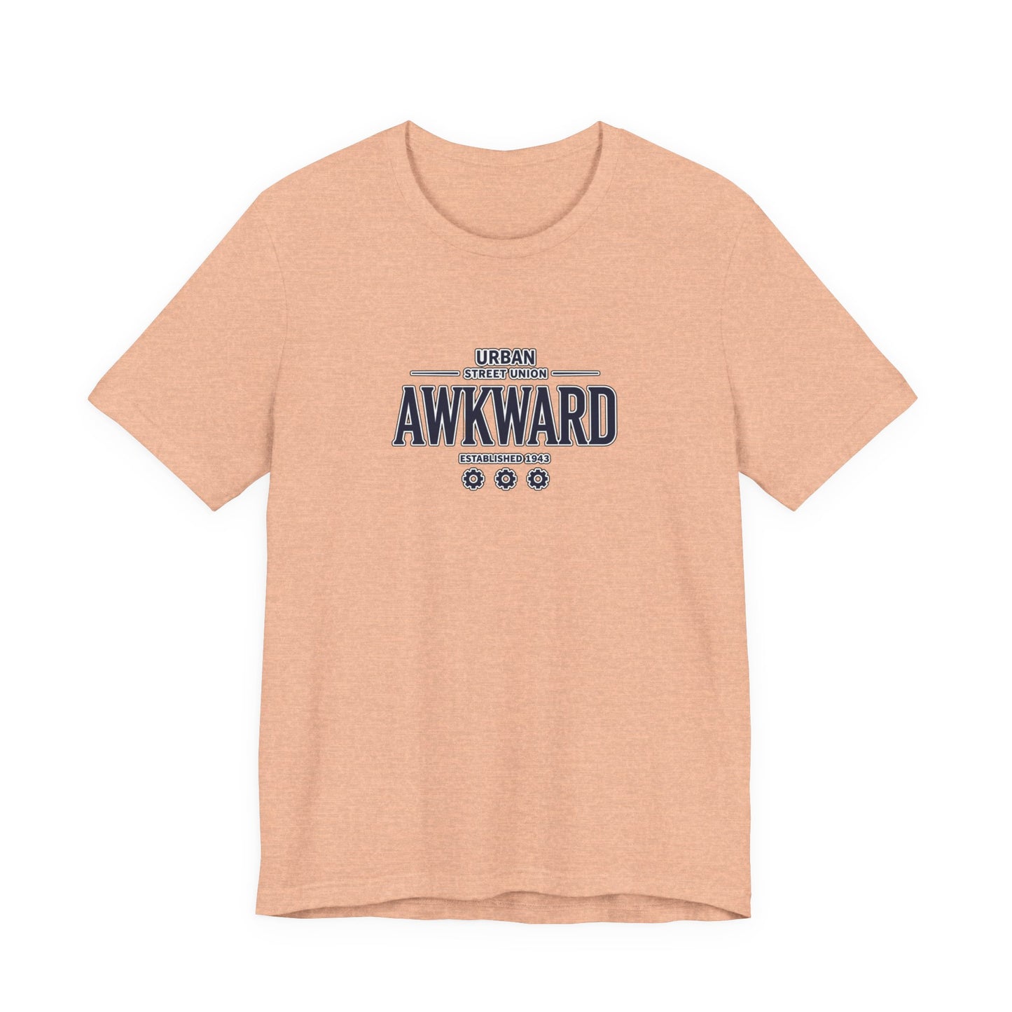 Awkward Graphic Tee — 'Urban Street Union' Retro Collegiate Shirt