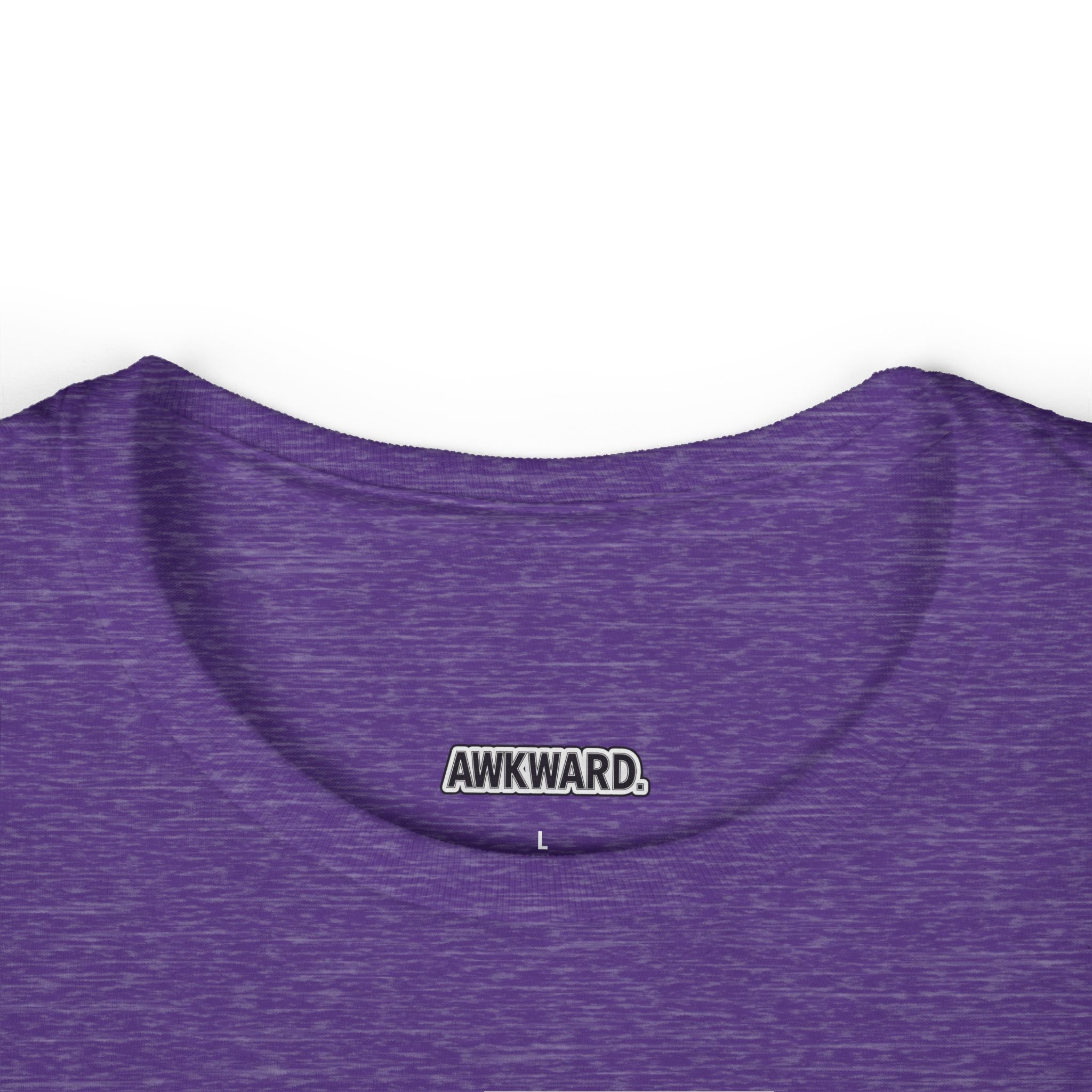 AWKWARD. Women's Softstyle Tee — Soft Feminine Fit with Dark-Humor Bandaged Dog Graphic