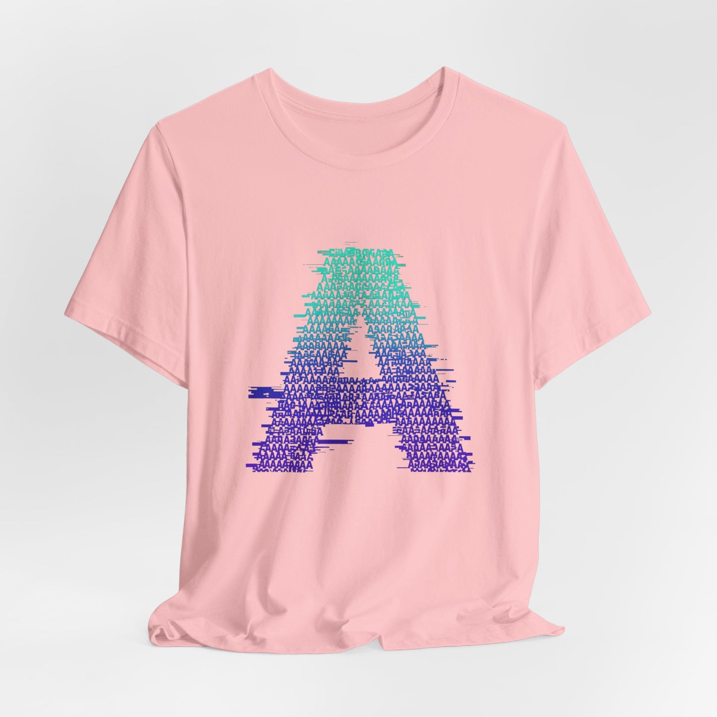 3D Glitch 'A' Tee — Premium Glitch-Art T-Shirt