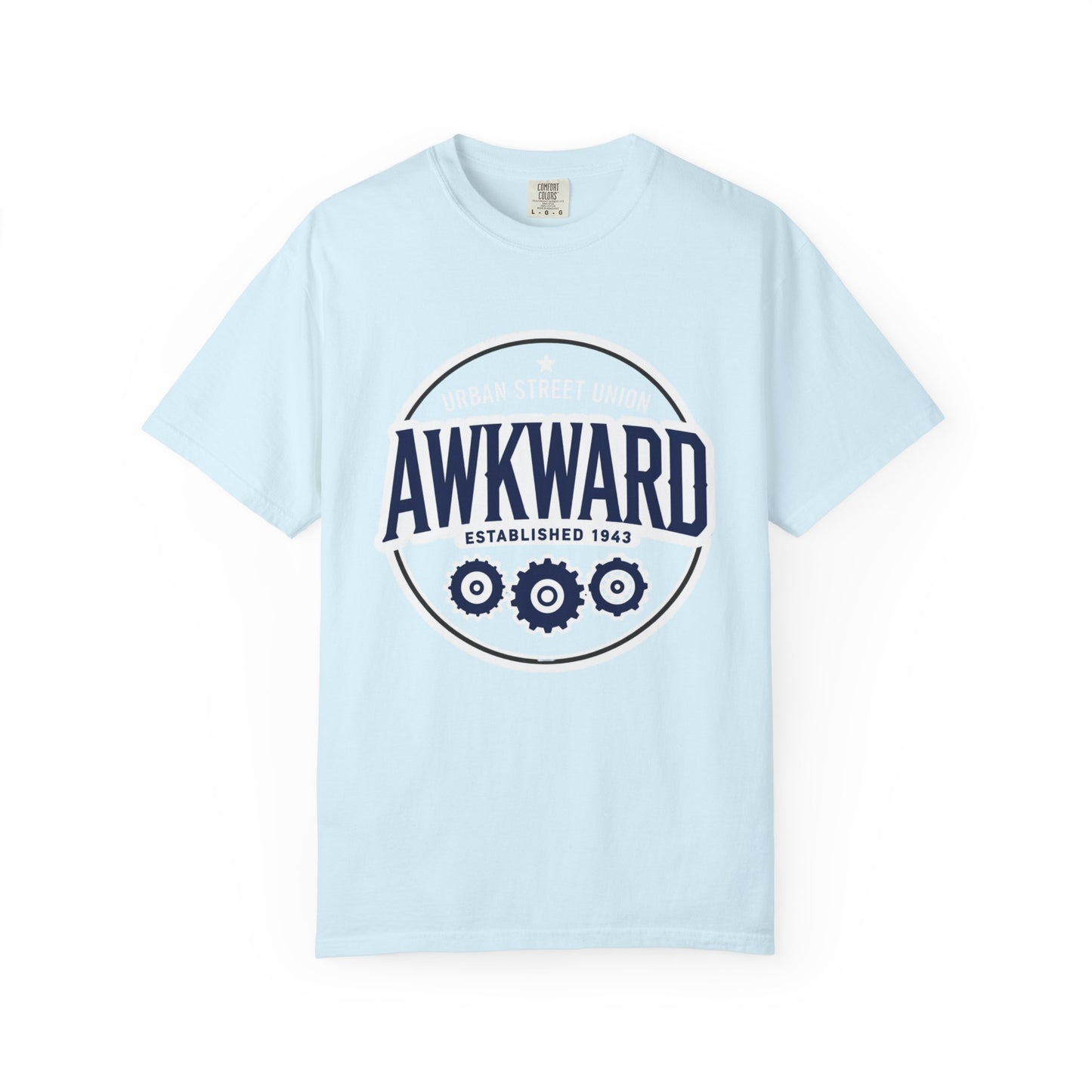 Awkward Vintage Logo T-Shirt — 'Established 1943' Graphic Tee