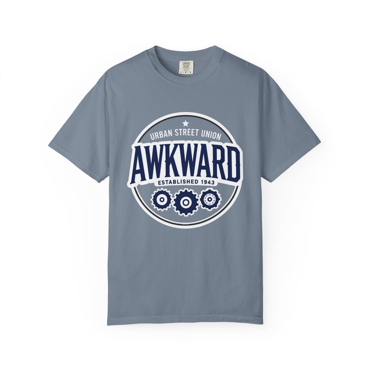 Awkward Vintage Logo T-Shirt — 'Established 1943' Graphic Tee