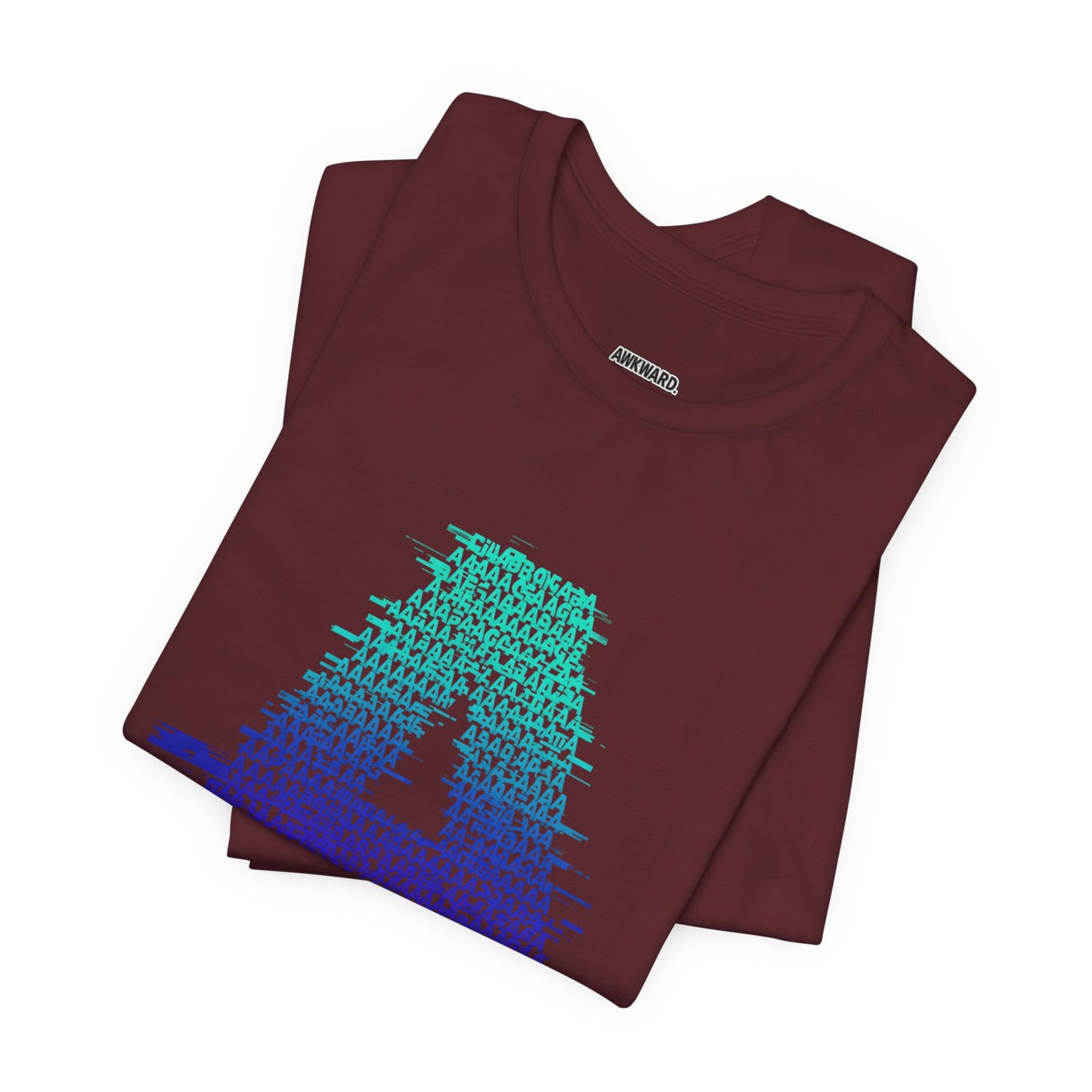 3D Glitch 'A' Tee — Premium Glitch-Art T-Shirt
