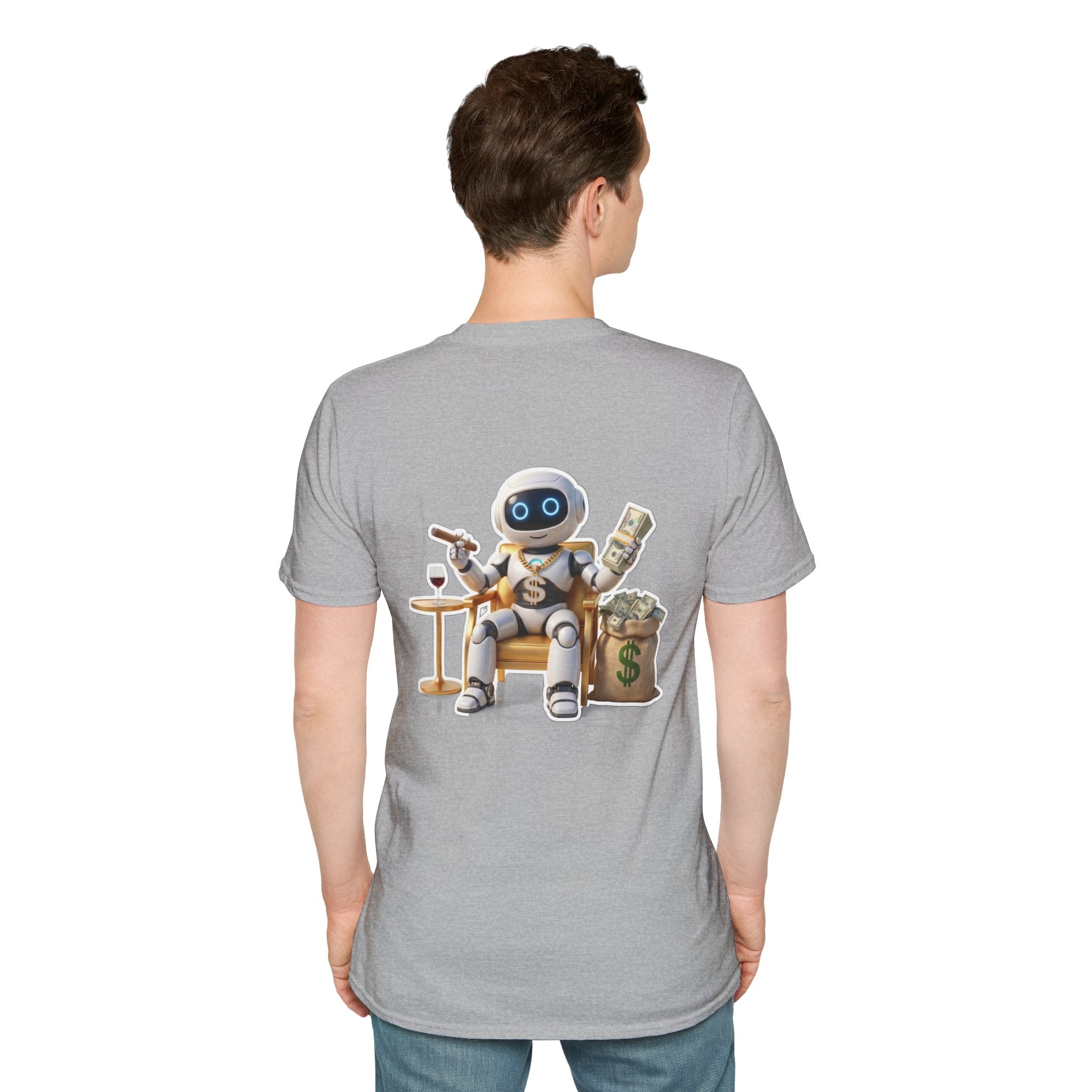 AWKWARD. T-Shirt — Cute Lonely Robot ‘Low Social Battery’ Introvert Tee