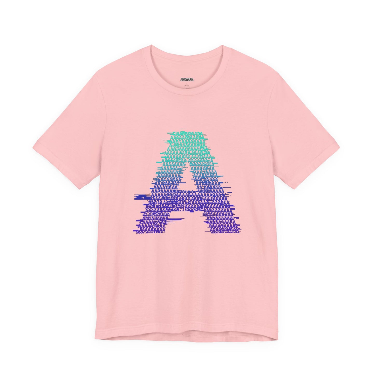 3D Glitch 'A' Tee — Premium Glitch-Art T-Shirt