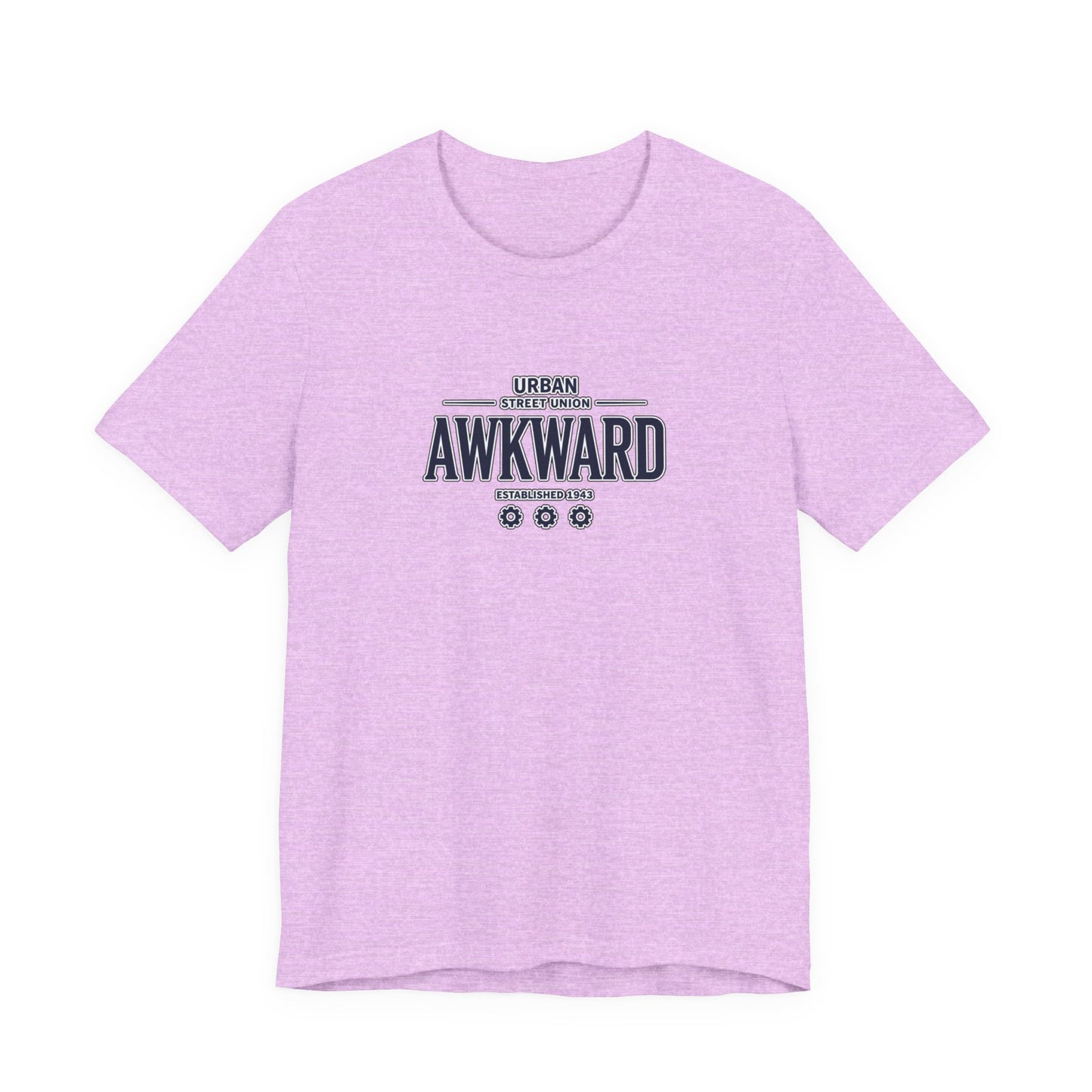 Awkward Graphic Tee — 'Urban Street Union' Retro Collegiate Shirt