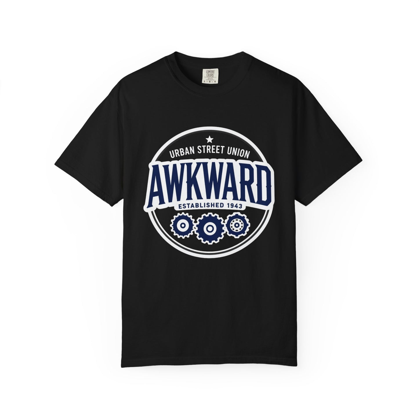 Awkward Vintage Logo T-Shirt — 'Established 1943' Graphic Tee