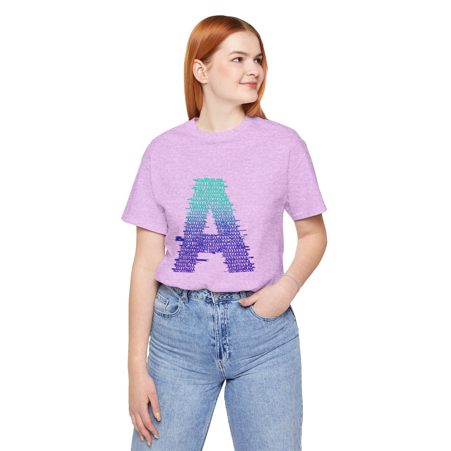 3D Glitch 'A' Tee — Premium Glitch-Art T-Shirt