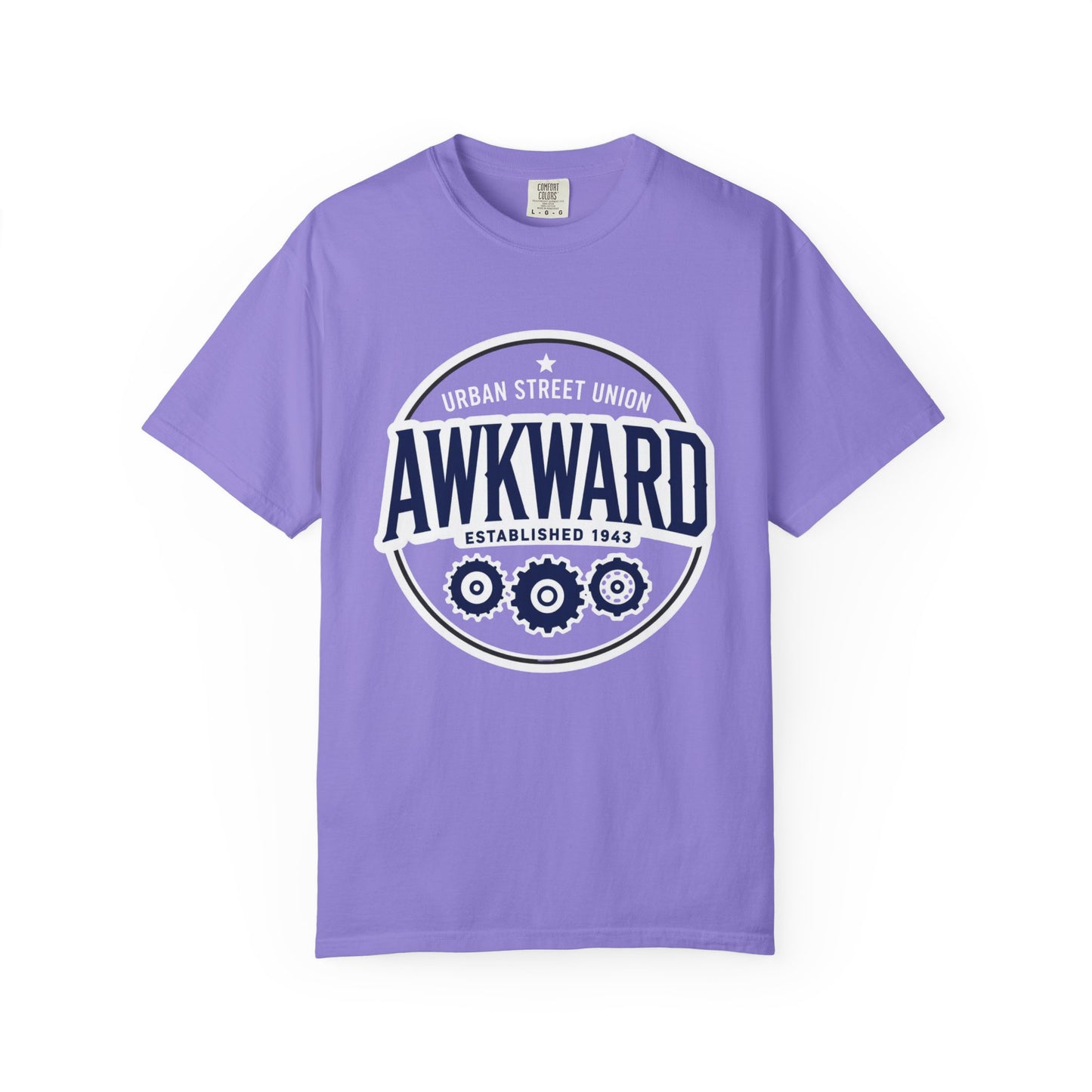Awkward Vintage Logo T-Shirt — 'Established 1943' Graphic Tee
