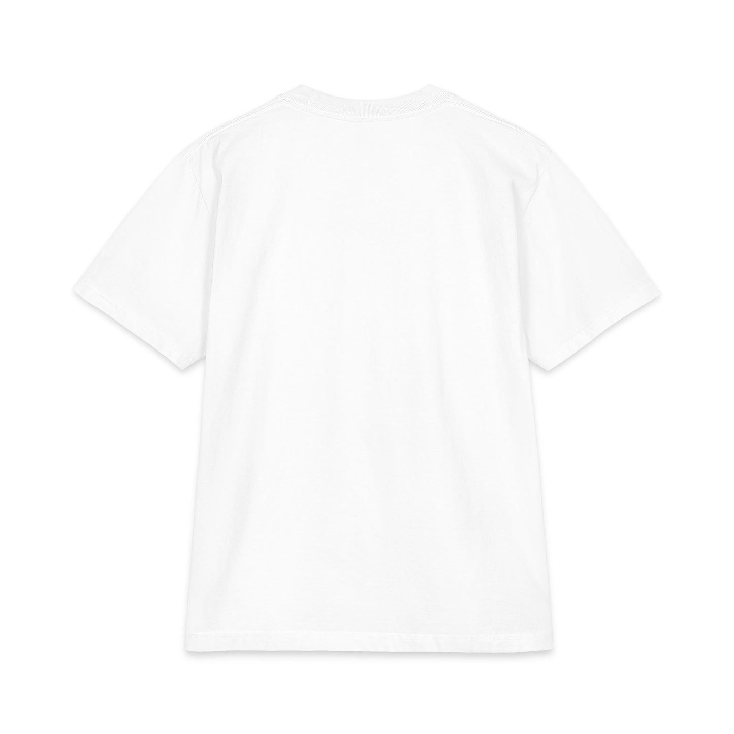 Glitch Stripe T-Shirt — Blue 'Do Not Disturb' Streetwear