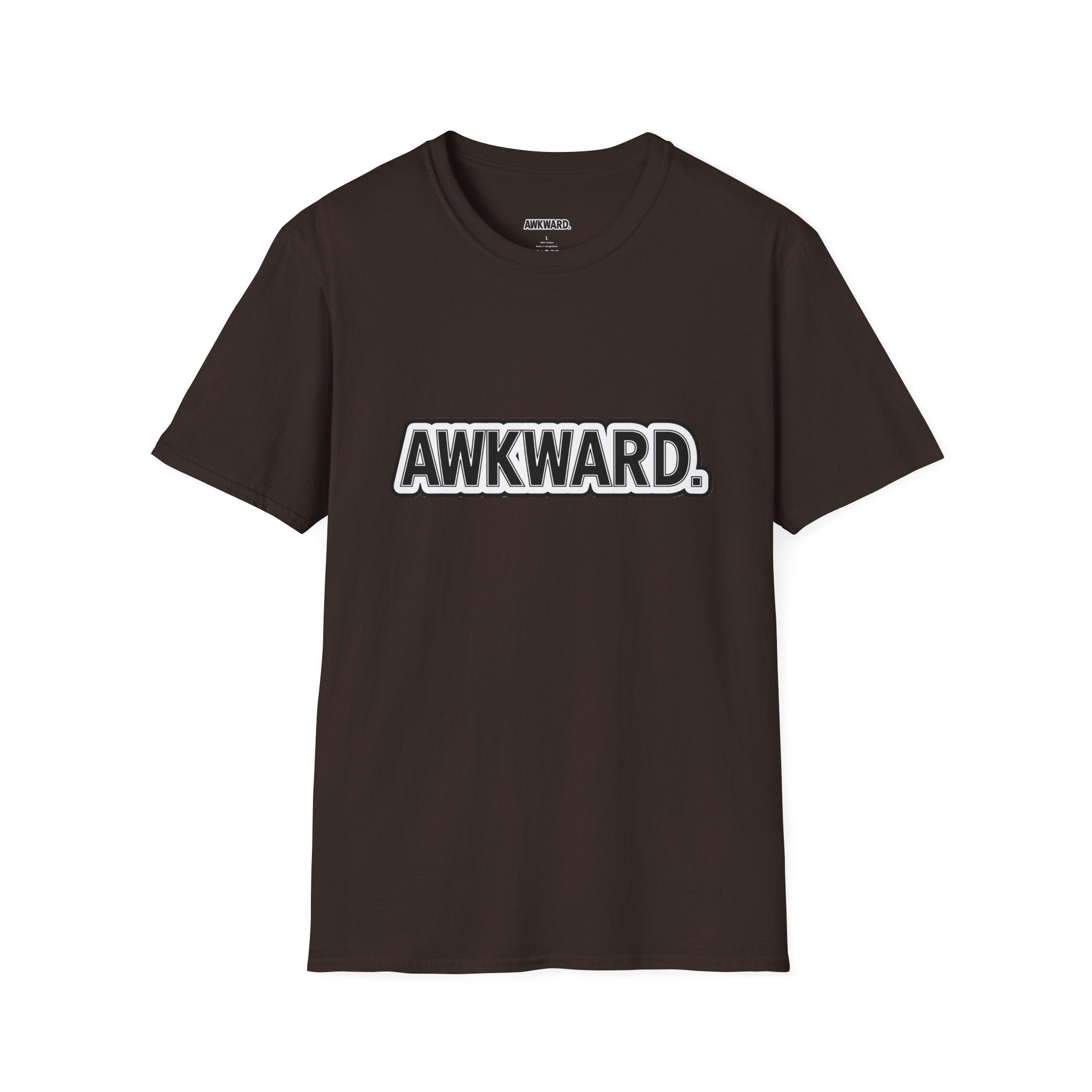 AWKWARD. Tee — Edgy Bandaged Dog Wheelchair Graphic Streetwear Shirt