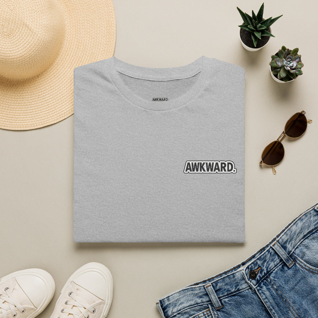 AWKWARD. T-Shirt — 3D Quirky Robot “Your Last Loyal Friend” Back Graphic
