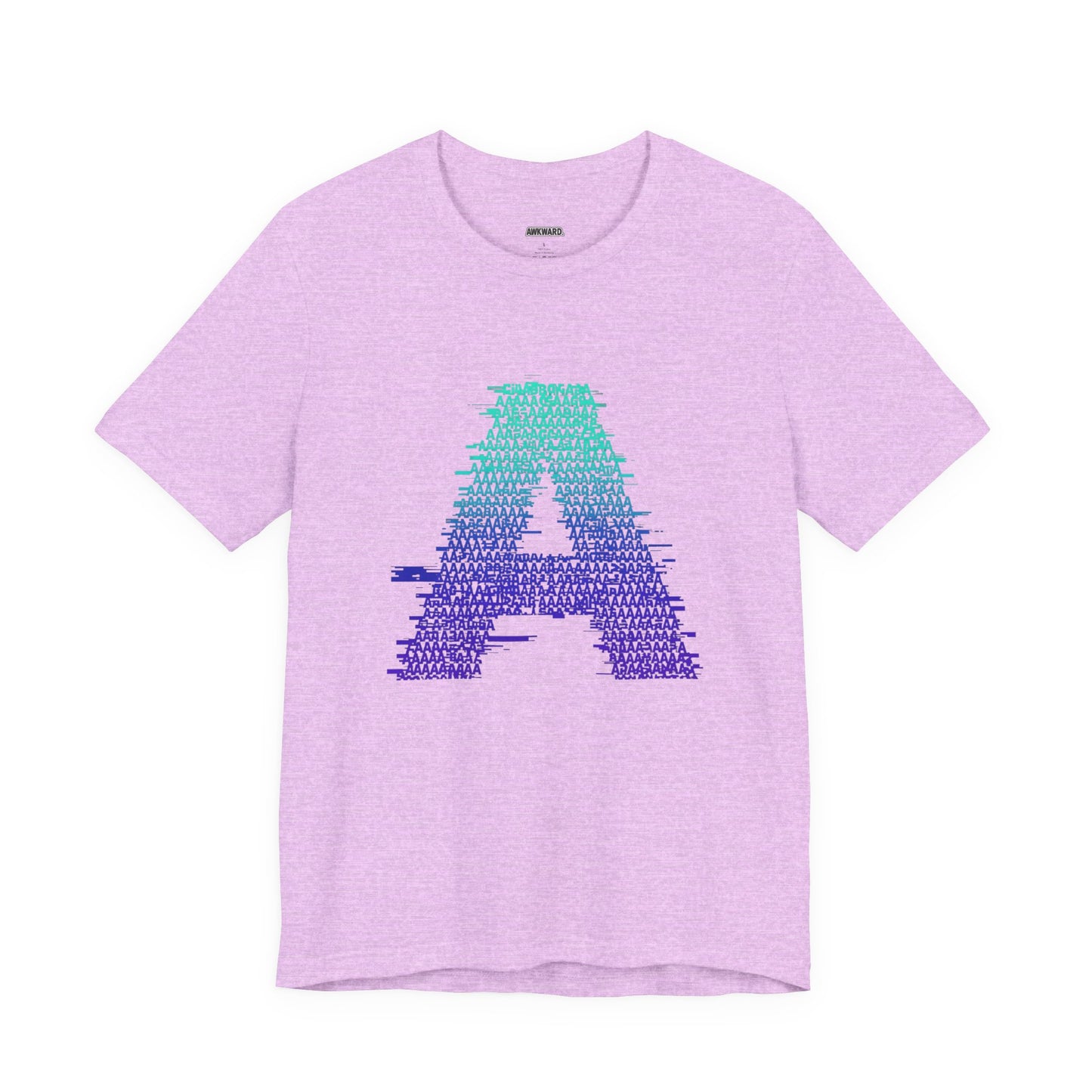 3D Glitch 'A' Tee — Premium Glitch-Art T-Shirt