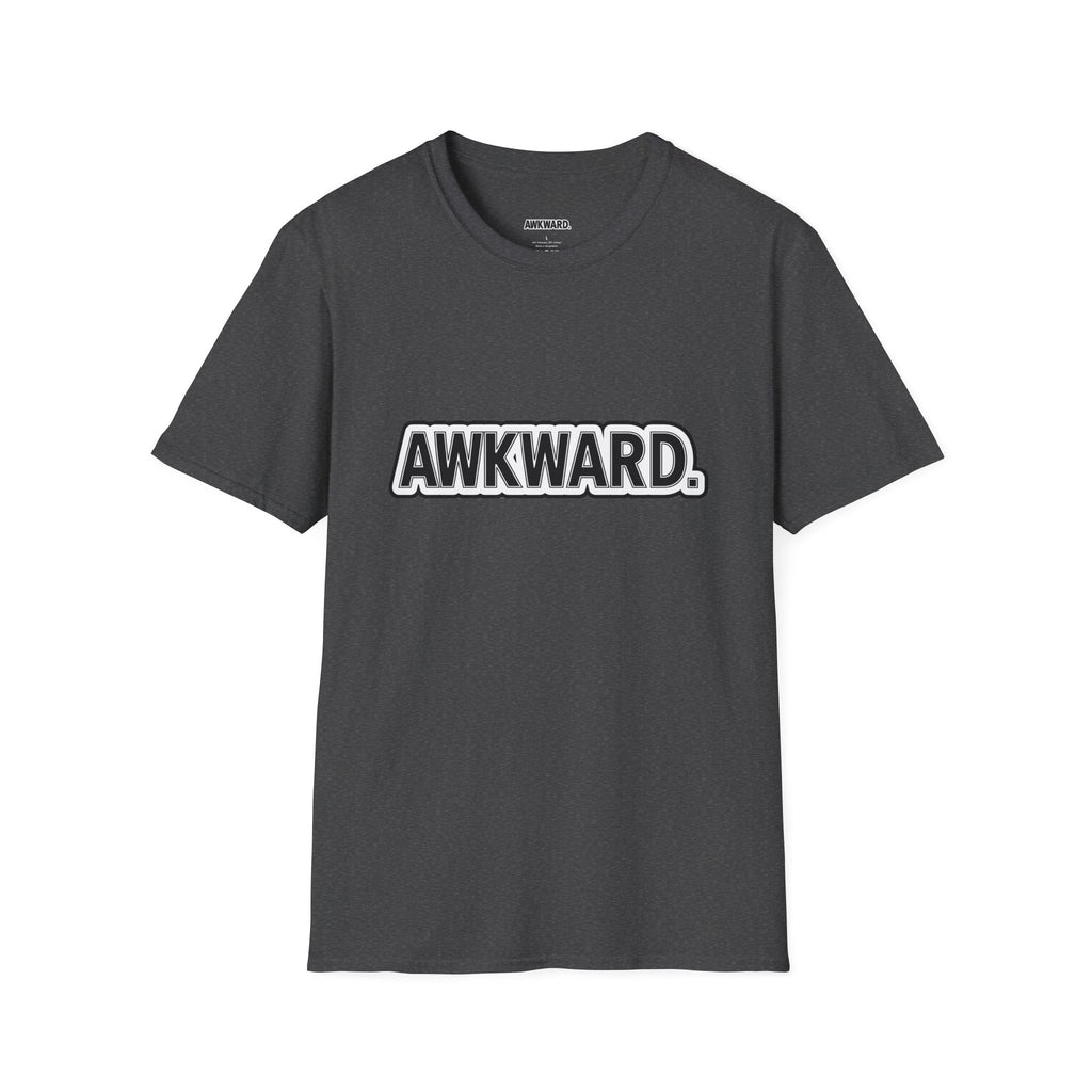 AWKWARD. T-Shirt — Cute Lonely Robot ‘Low Social Battery’ Introvert Tee