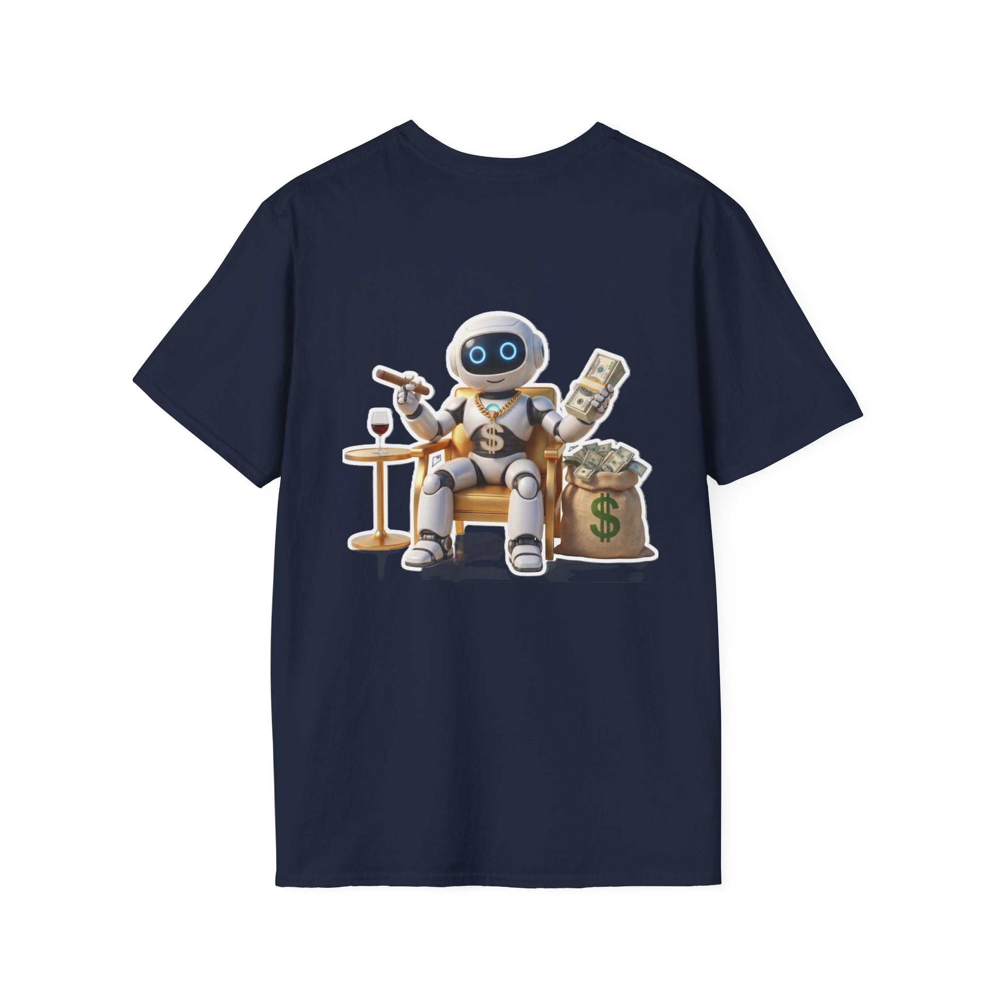AWKWARD. T-Shirt — Cute Lonely Robot ‘Low Social Battery’ Introvert Tee