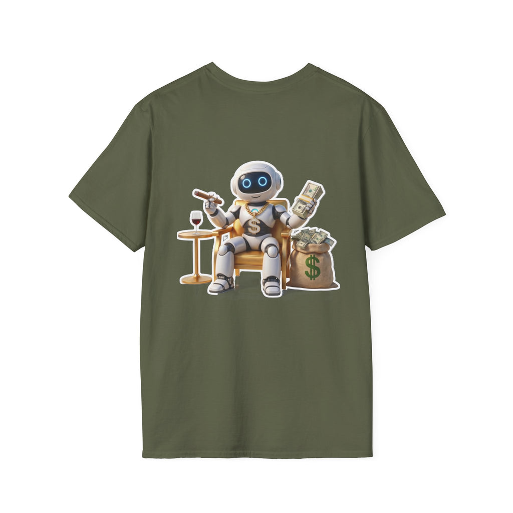 AWKWARD. T-Shirt — Cute Lonely Robot ‘Low Social Battery’ Introvert Tee