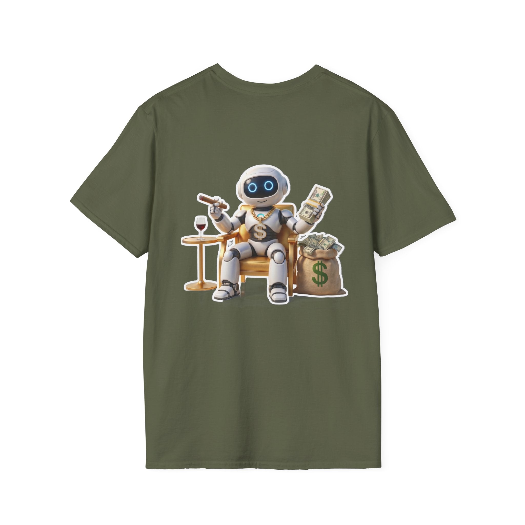 AWKWARD. T-Shirt — Cute Lonely Robot ‘Low Social Battery’ Introvert Tee