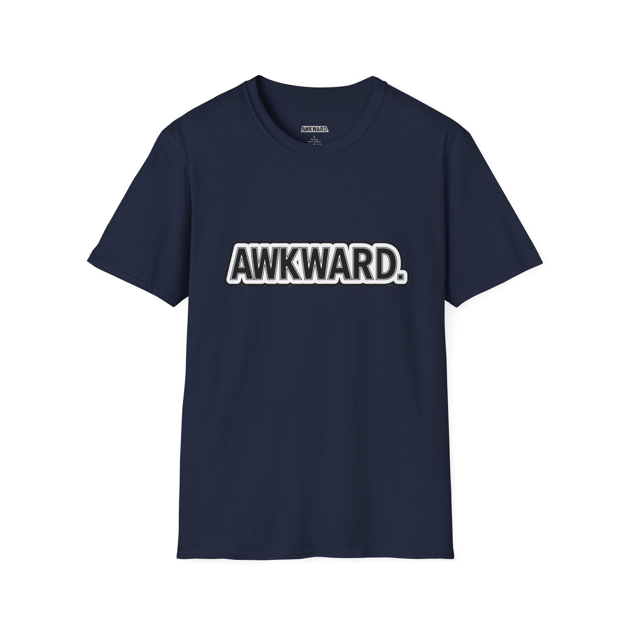 AWKWARD. Tee — Edgy Bandaged Dog Wheelchair Graphic Streetwear Shirt