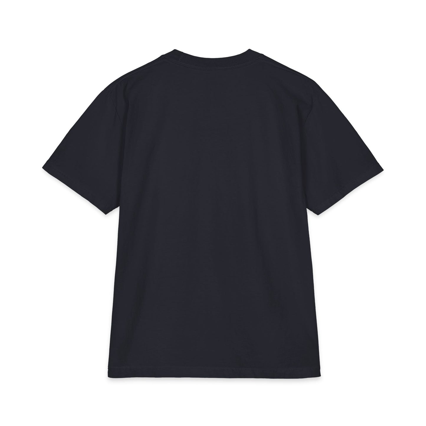Glitch Stripe T-Shirt — Blue 'Do Not Disturb' Streetwear