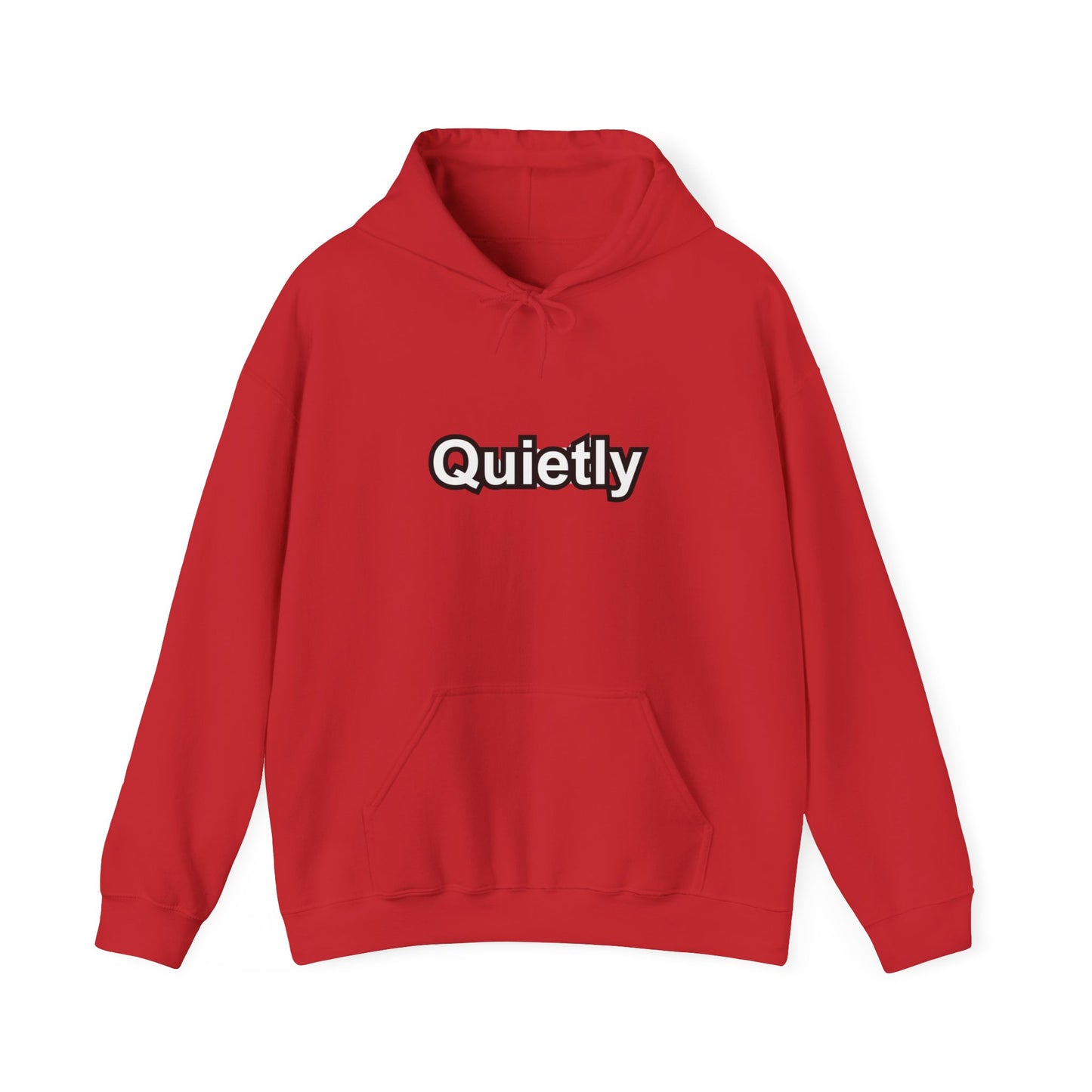 Quietly Overthinking Hoodie | Minimalist Abstract Streetwear | Gildan Heavy Blend