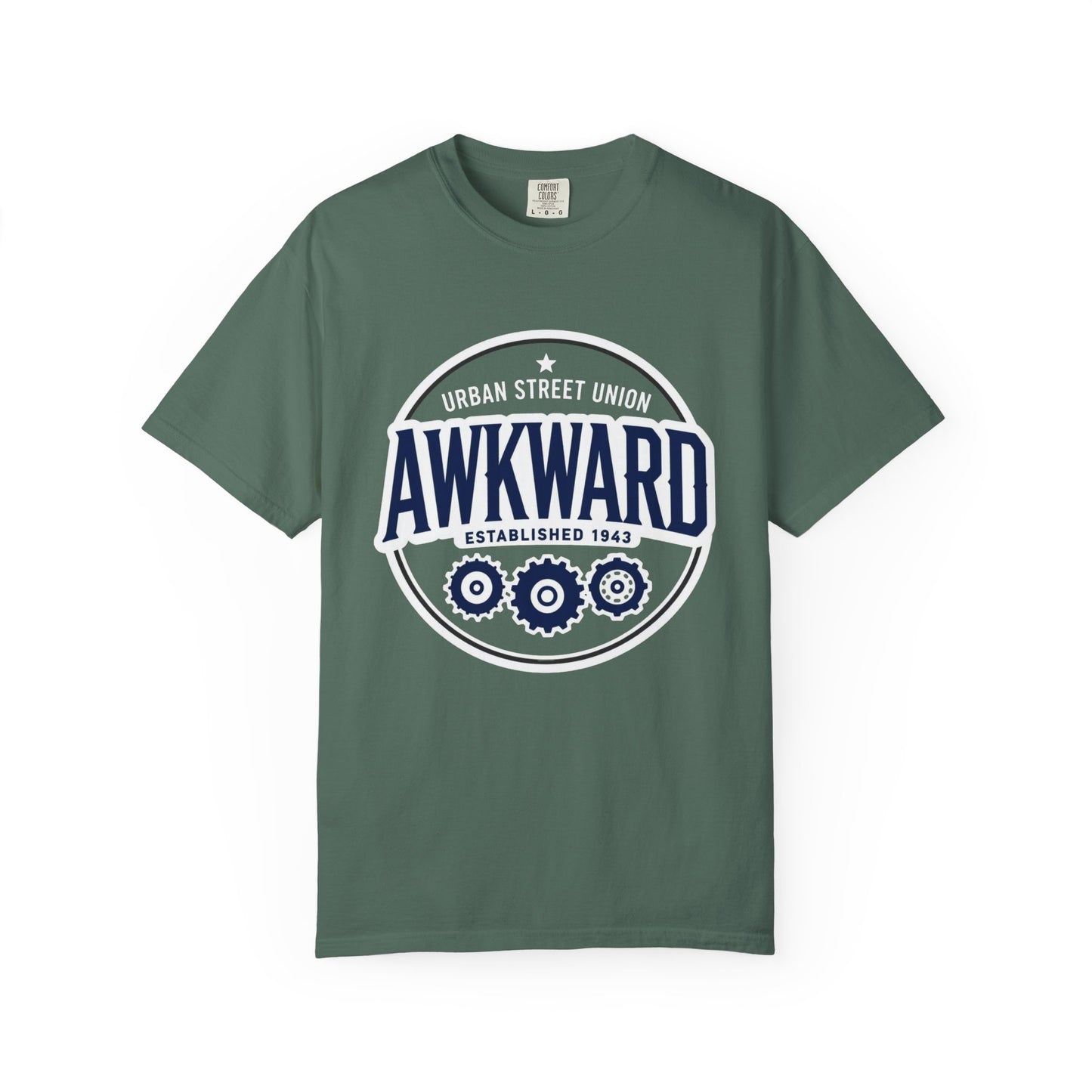Awkward Vintage Logo T-Shirt — 'Established 1943' Graphic Tee