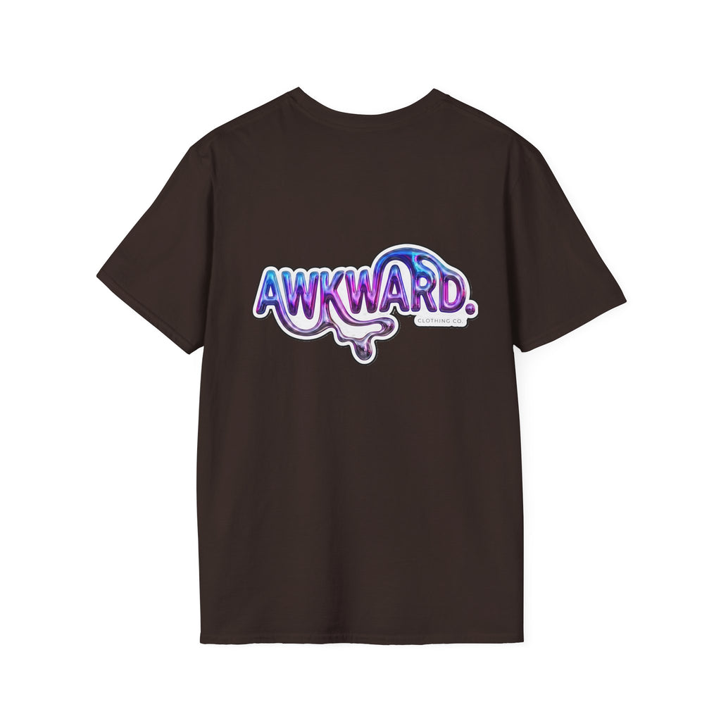 AWKWARD. Bandaged Red Dog T-Shirt — Dark Humor Grunge Y2K Streetwear