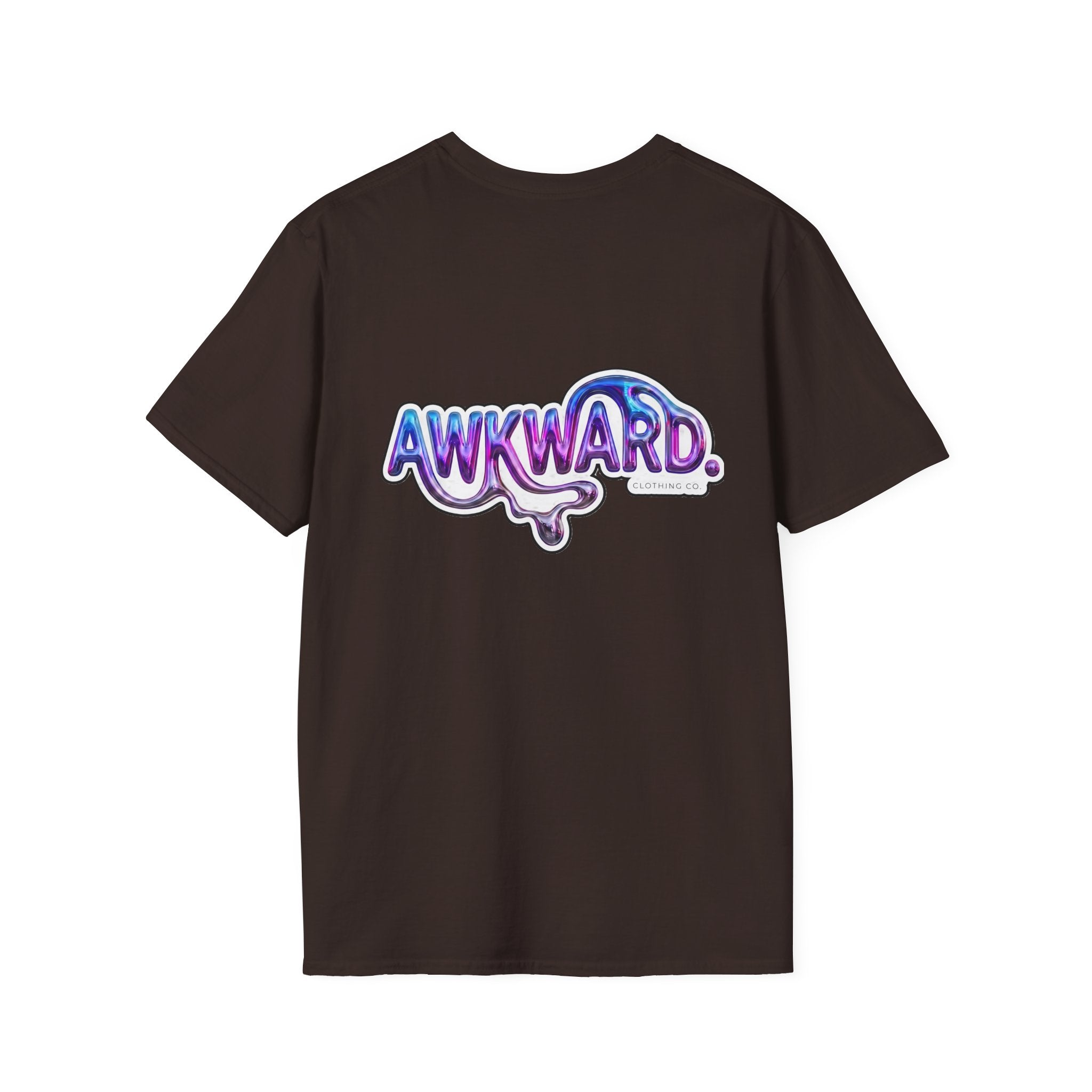 AWKWARD. Bandaged Red Dog T-Shirt — Dark Humor Grunge Y2K Streetwear
