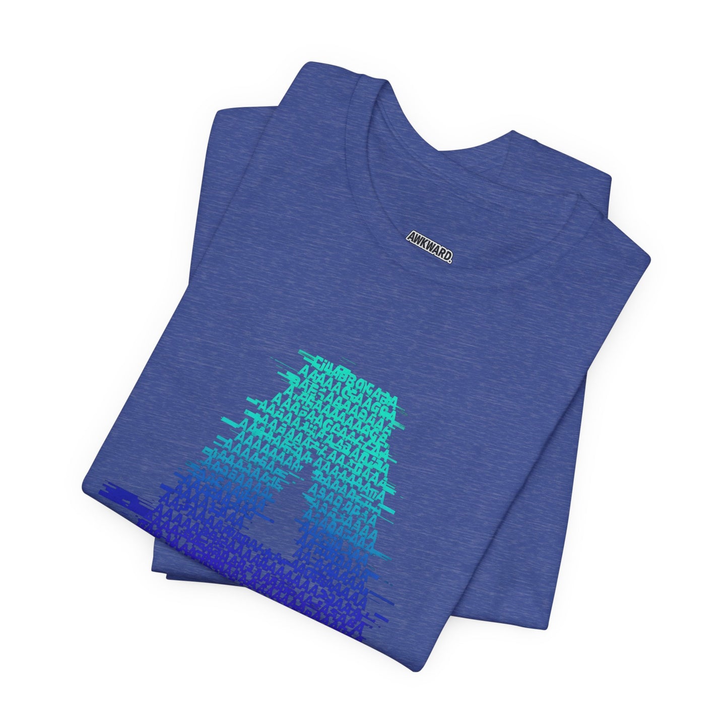 3D Glitch 'A' Tee — Premium Glitch-Art T-Shirt