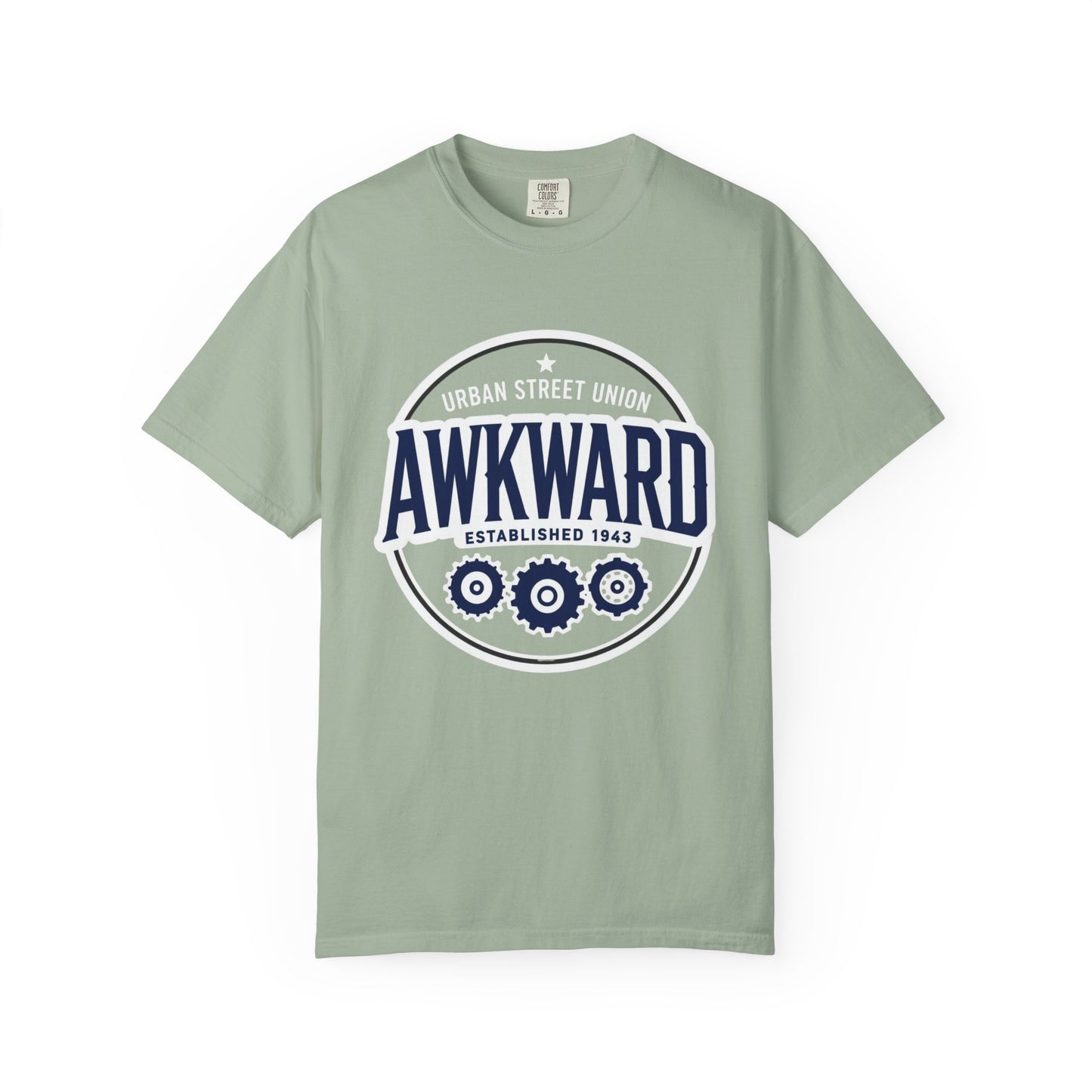 Awkward Vintage Logo T-Shirt — 'Established 1943' Graphic Tee