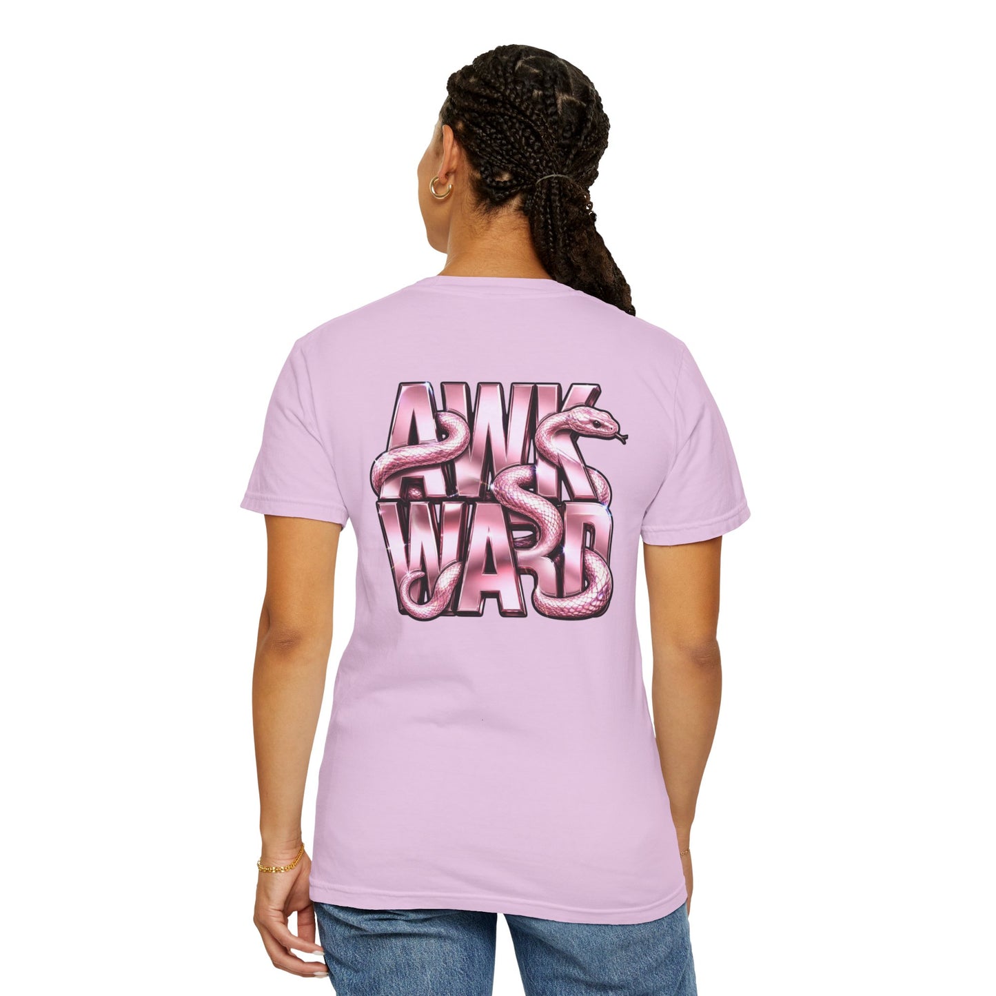 Ask A Ward T-Shirt — Pink Snake Graphic Tee