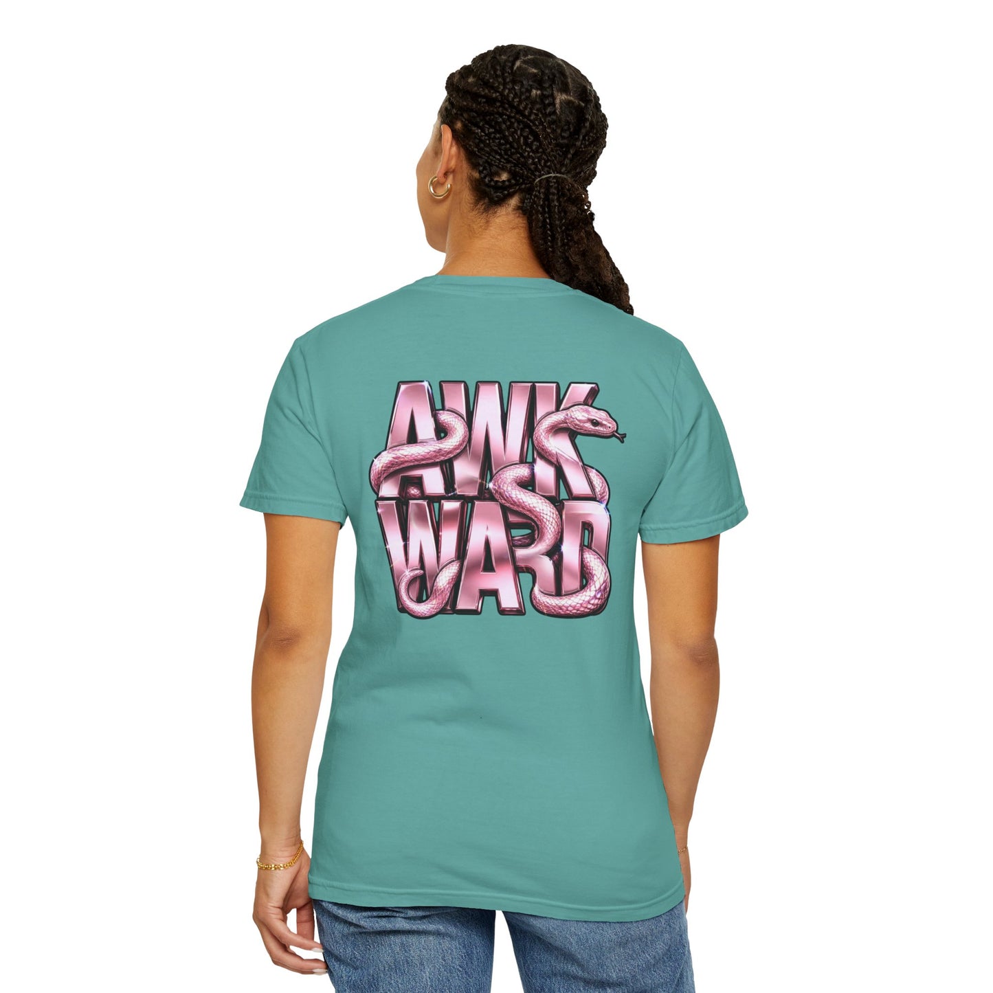 Ask A Ward T-Shirt — Pink Snake Graphic Tee