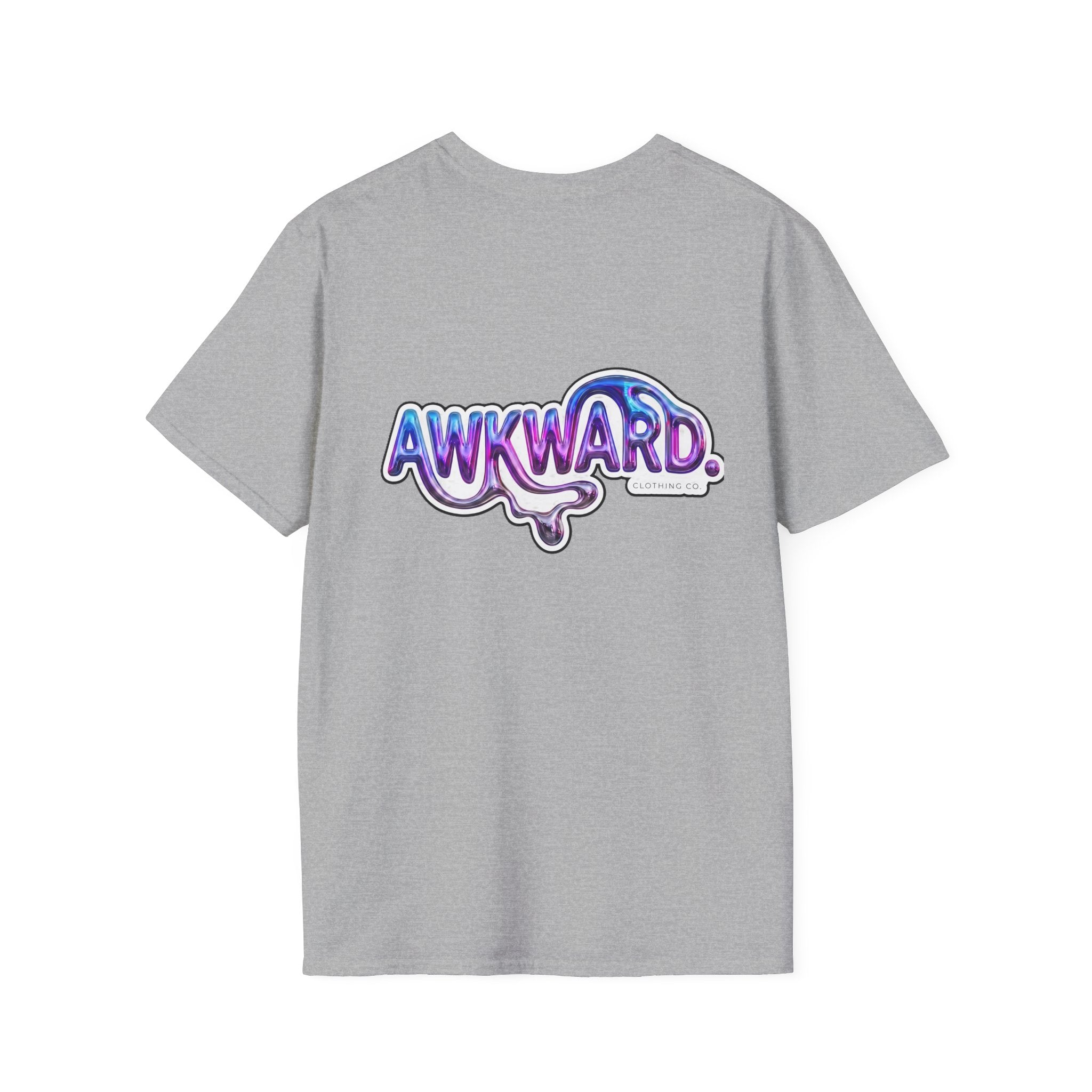 AWKWARD. Bandaged Red Dog T-Shirt — Dark Humor Grunge Y2K Streetwear