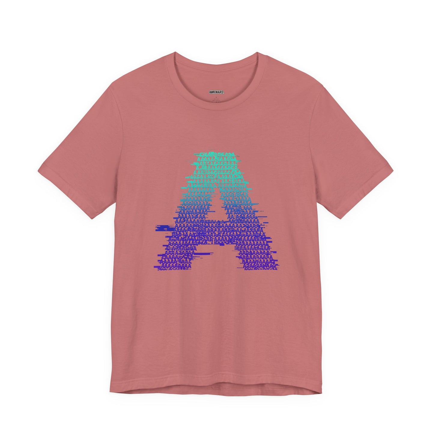 3D Glitch 'A' Tee — Premium Glitch-Art T-Shirt