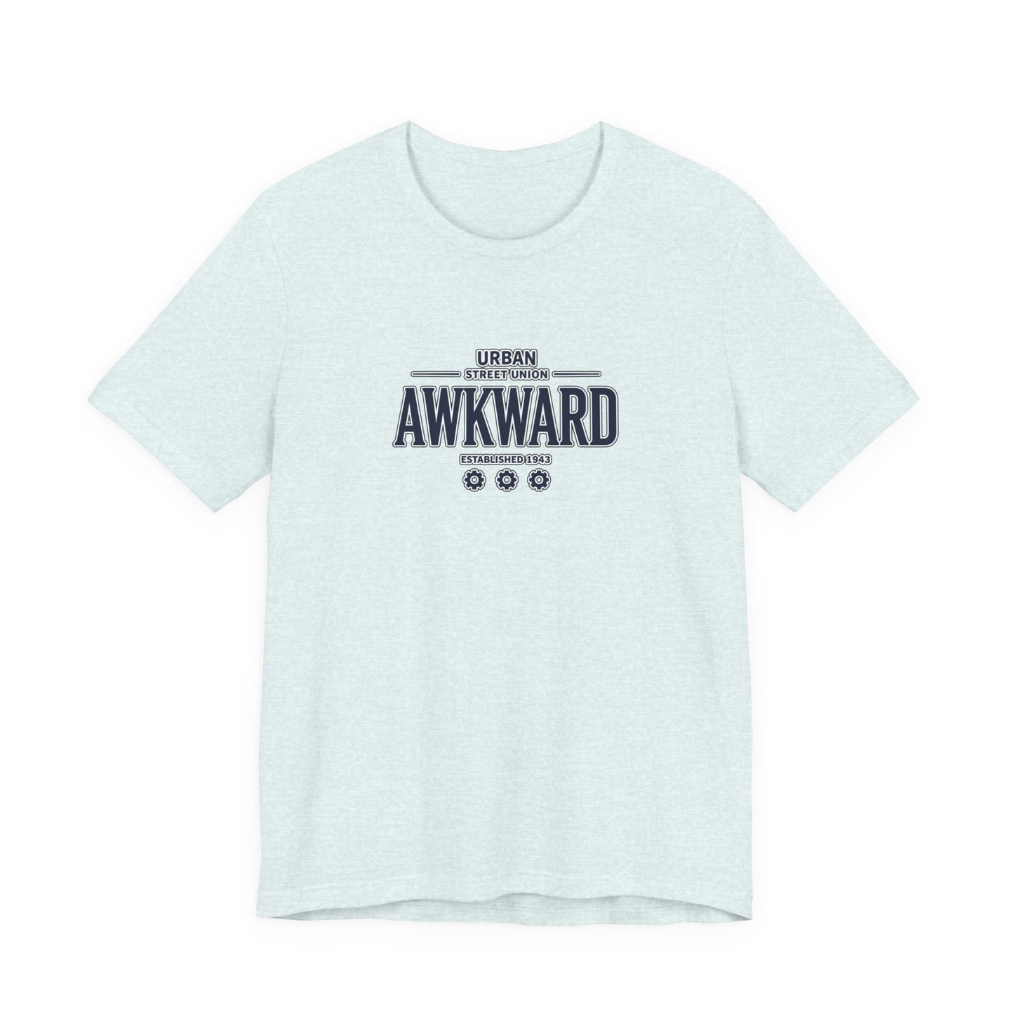 Awkward Graphic Tee — 'Urban Street Union' Retro Collegiate Shirt