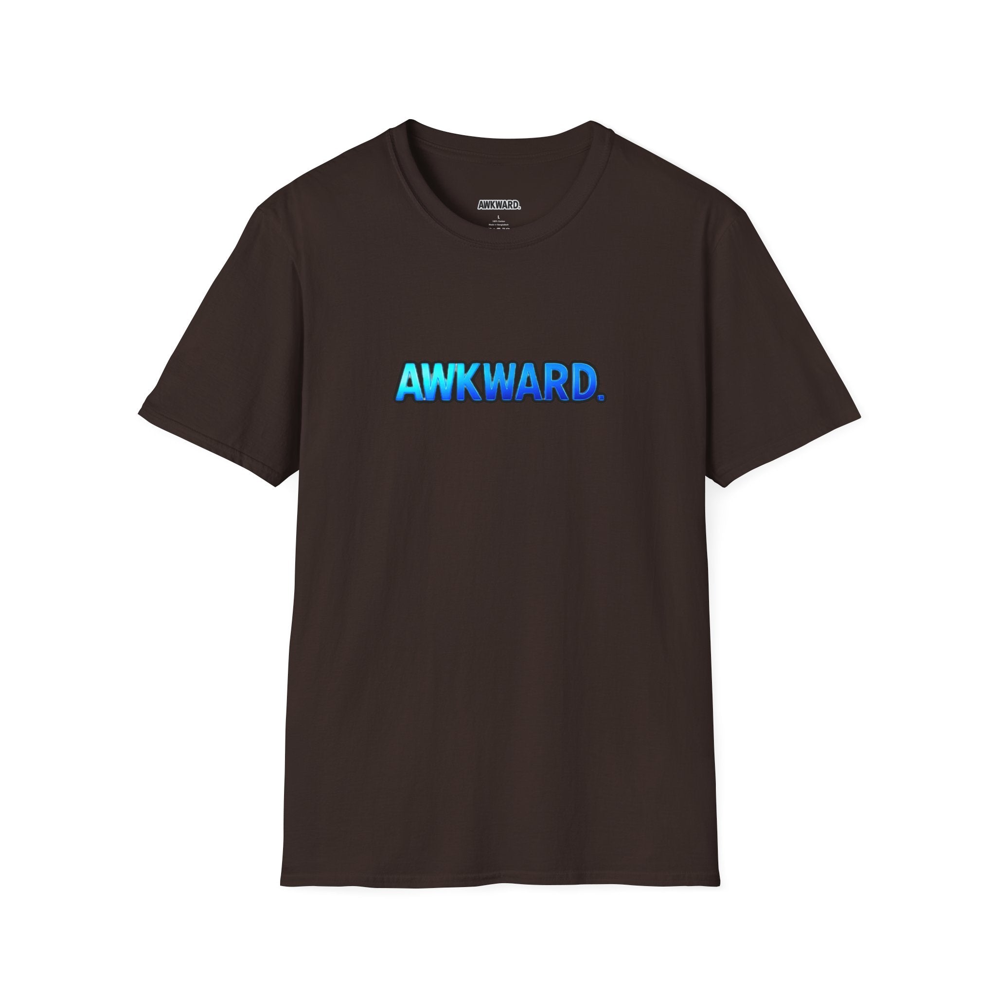 AWKWARD Tee — 3D Injured Red Dog in Wheelchair, Dark Humor Streetwear