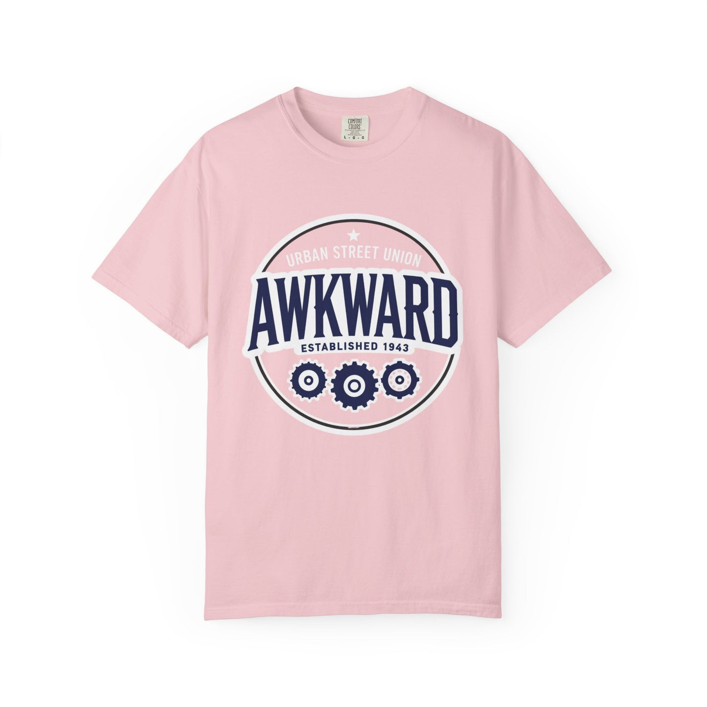 Awkward Vintage Logo T-Shirt — 'Established 1943' Graphic Tee