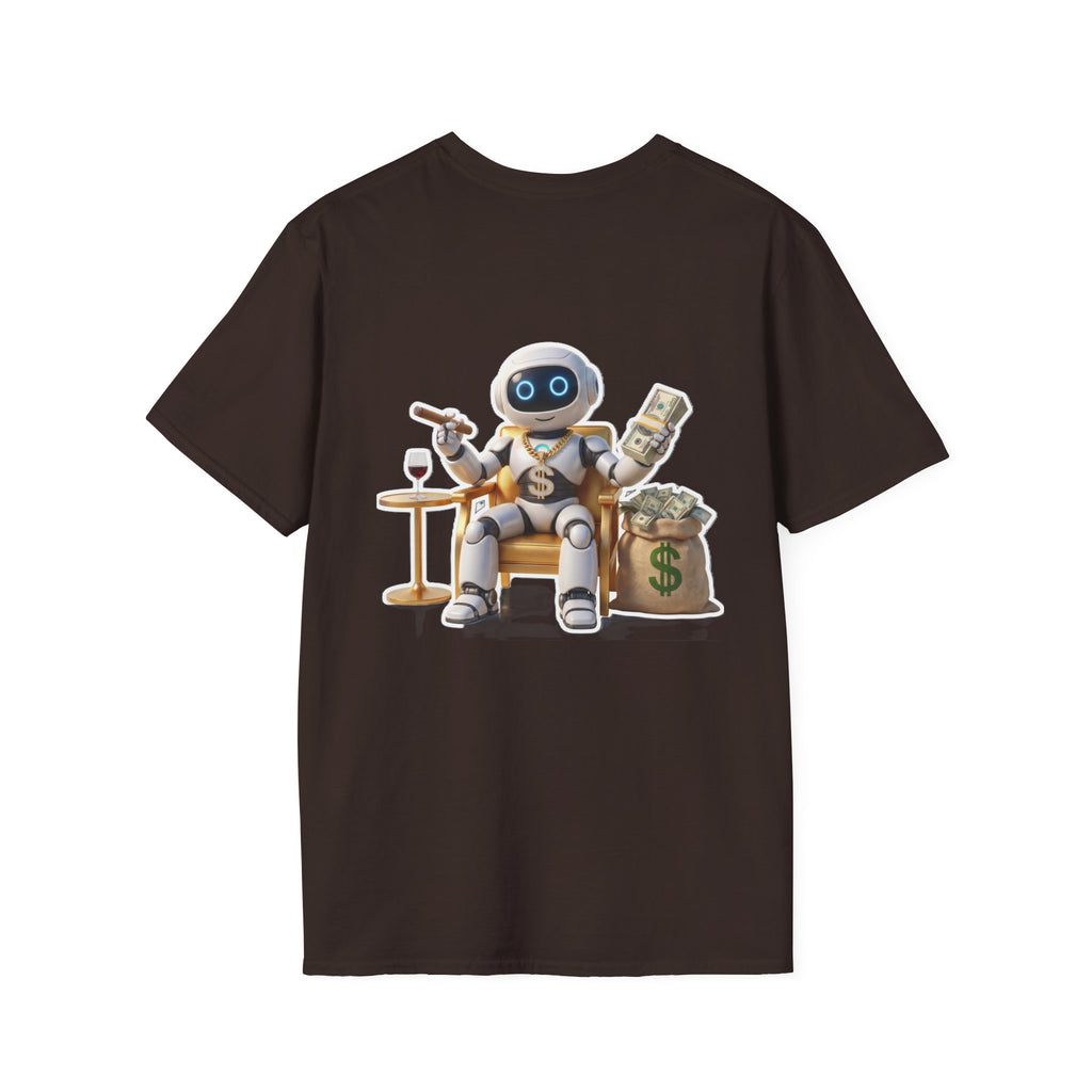 AWKWARD. T-Shirt — Cute Lonely Robot ‘Low Social Battery’ Introvert Tee