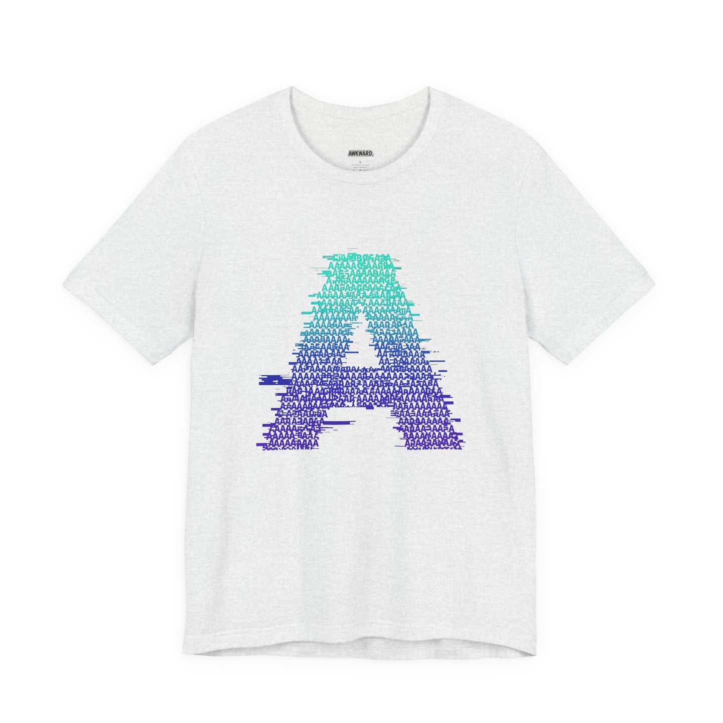 3D Glitch 'A' Tee — Premium Glitch-Art T-Shirt