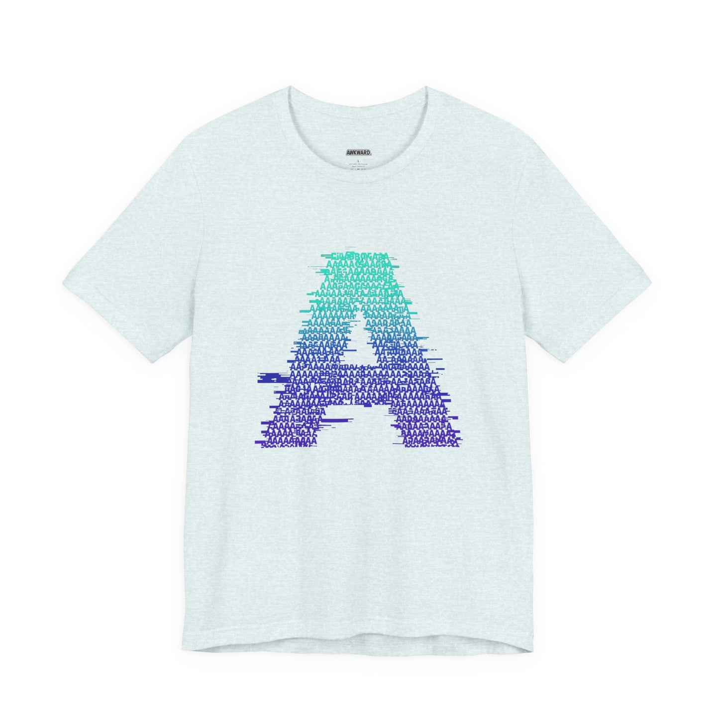 3D Glitch 'A' Tee — Premium Glitch-Art T-Shirt