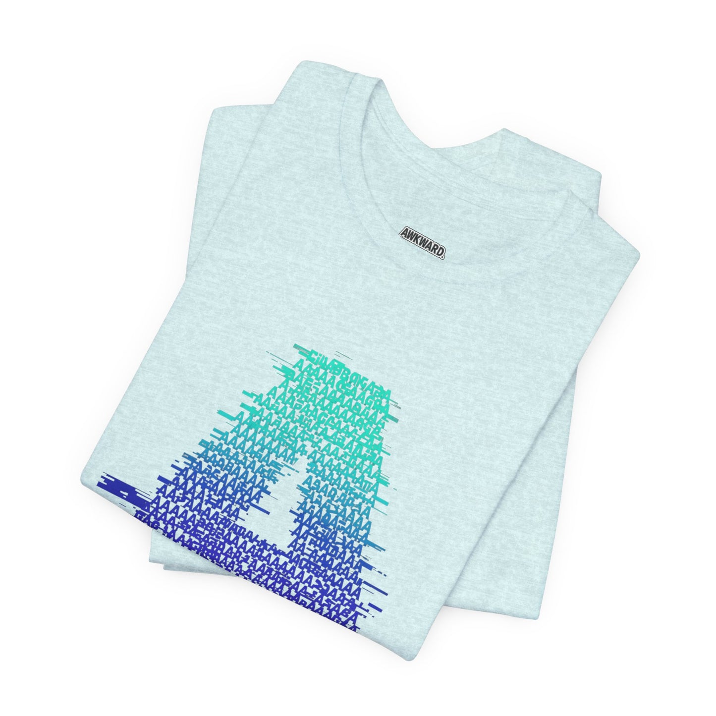 3D Glitch 'A' Tee — Premium Glitch-Art T-Shirt
