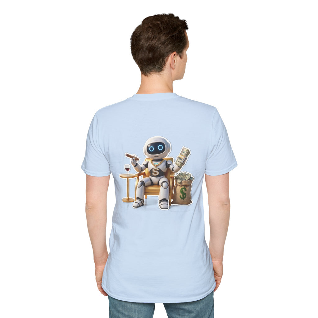 AWKWARD. T-Shirt — Cute Lonely Robot ‘Low Social Battery’ Introvert Tee