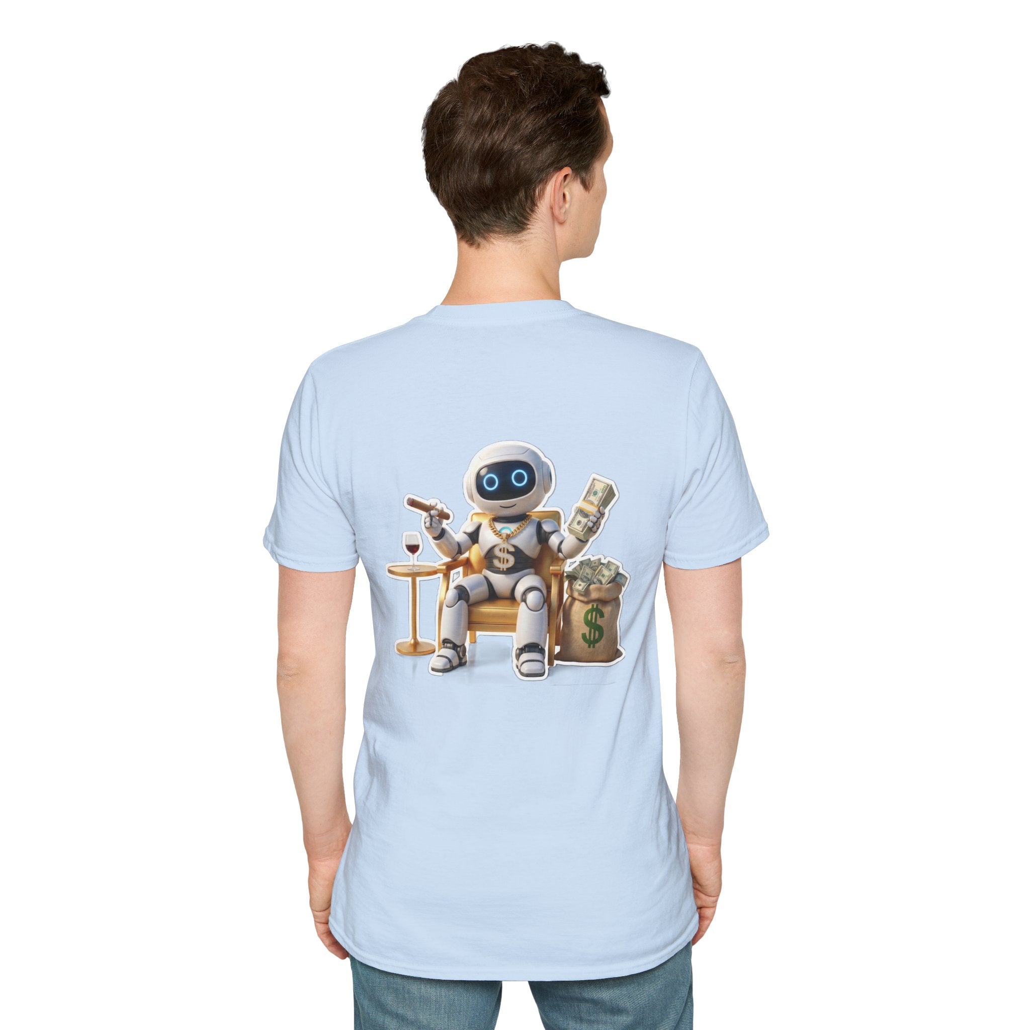 AWKWARD. T-Shirt — Cute Lonely Robot ‘Low Social Battery’ Introvert Tee