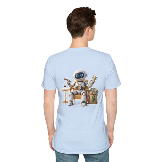AWKWARD. T-Shirt — Cute Lonely Robot ‘Low Social Battery’ Introvert Tee