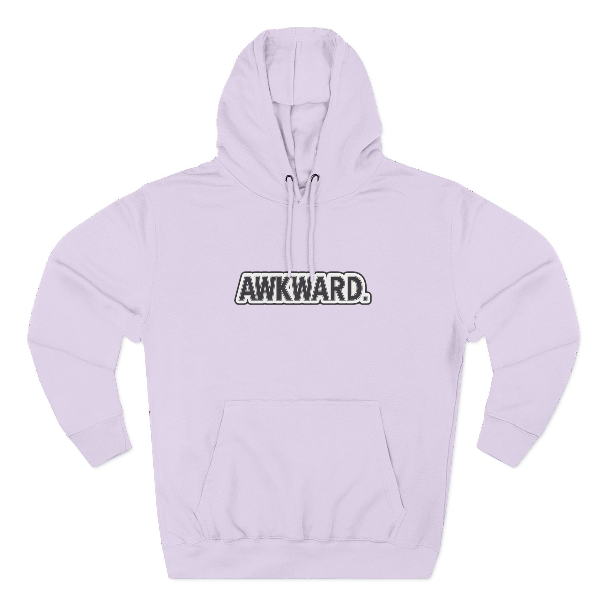AWKWARD. Fleece Hoodie — Injured Dog Wheelchair 3D Streetwear