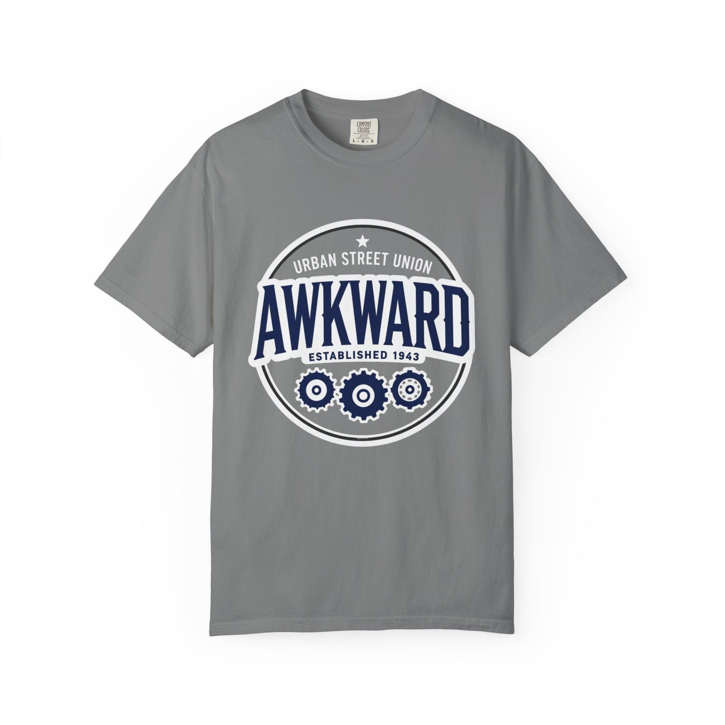 Awkward Vintage Logo T-Shirt — 'Established 1943' Graphic Tee