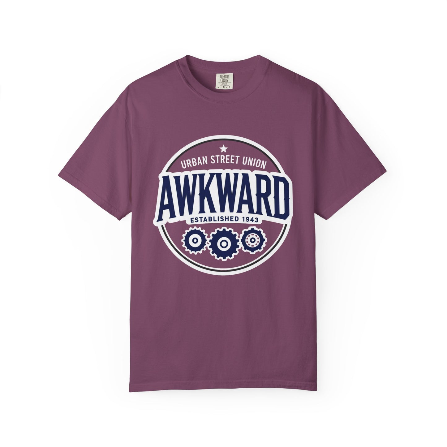 Awkward Vintage Logo T-Shirt — 'Established 1943' Graphic Tee